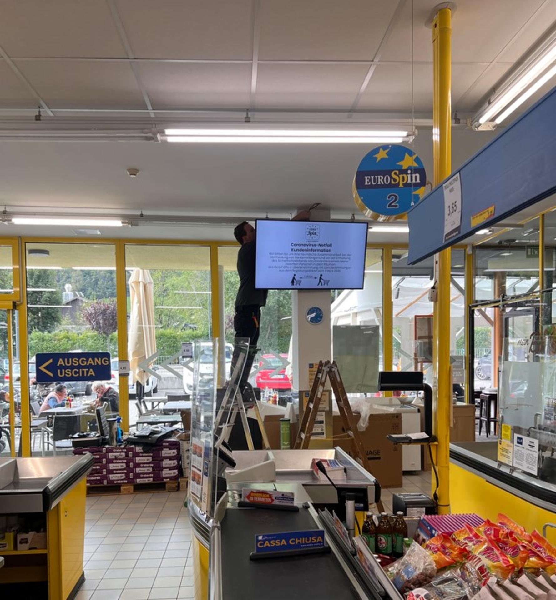 Impianto DISPLAY / LED a Bressanone, in zona Brixna Bistro