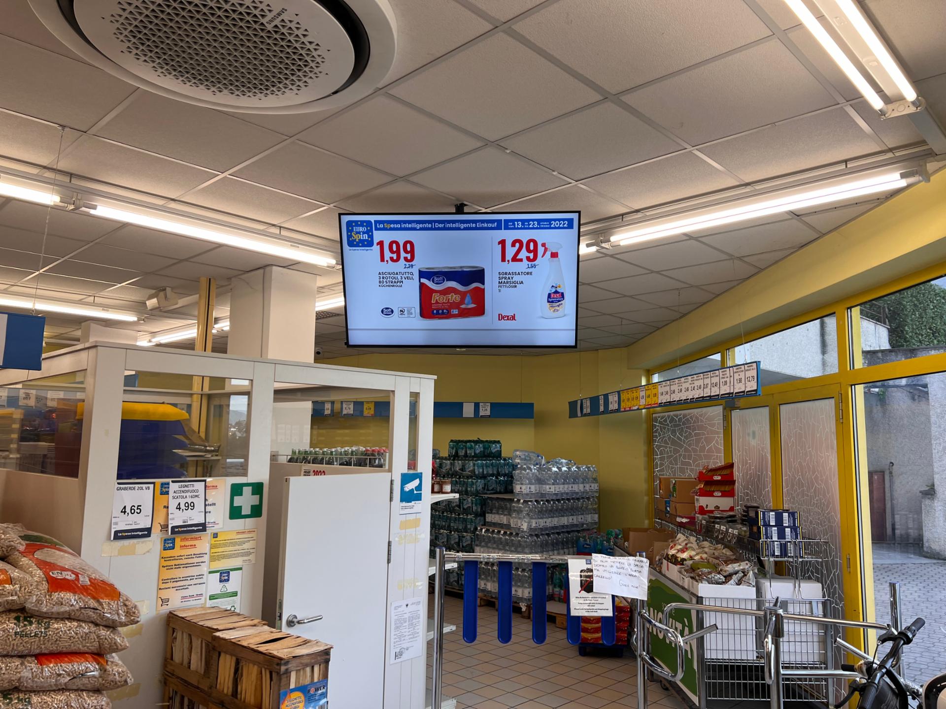 Impianto DISPLAY / LED a Laives, in zona La Torre