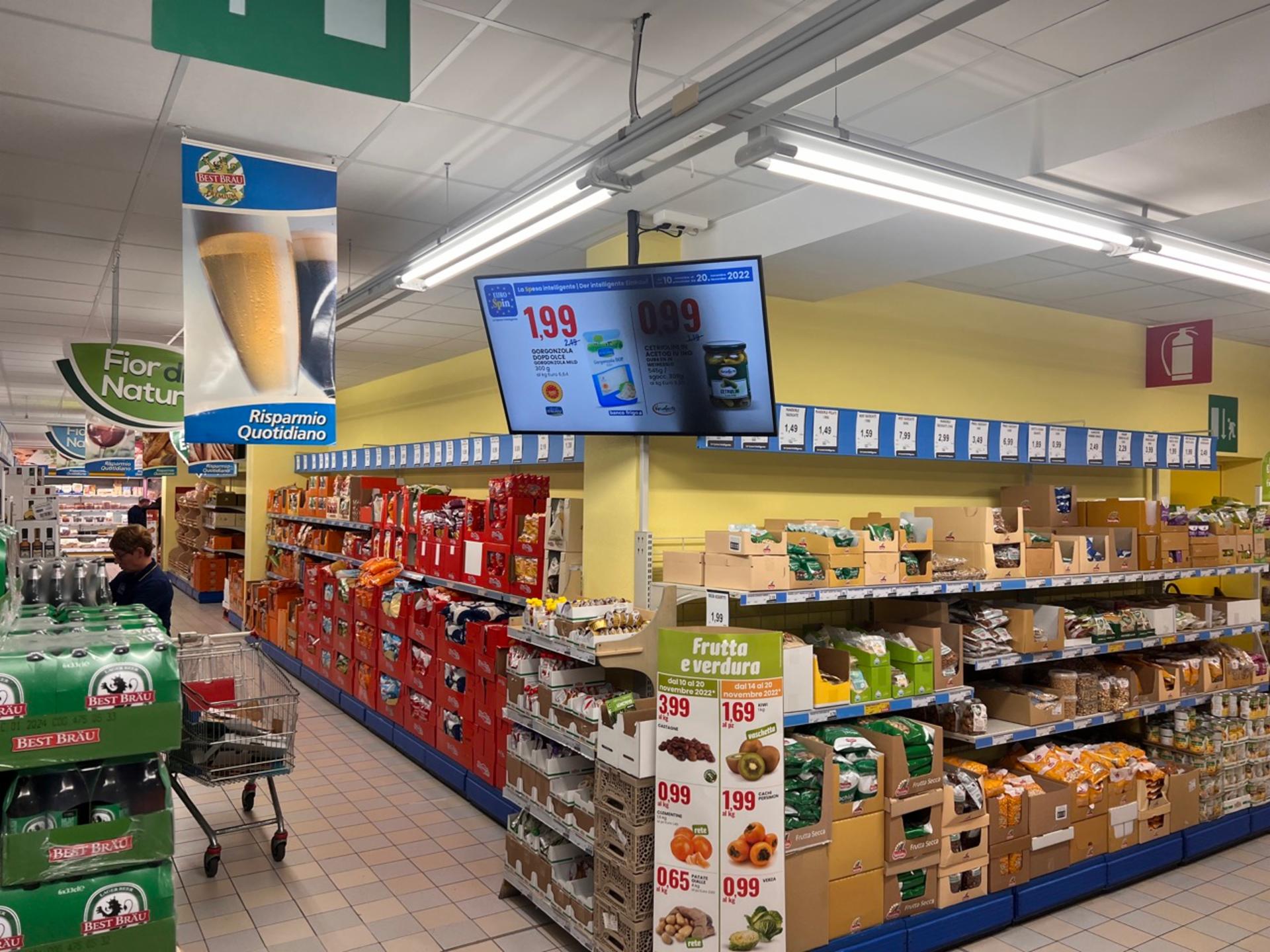 Impianto DISPLAY / LED a Lagundo, in zona EuroSpin