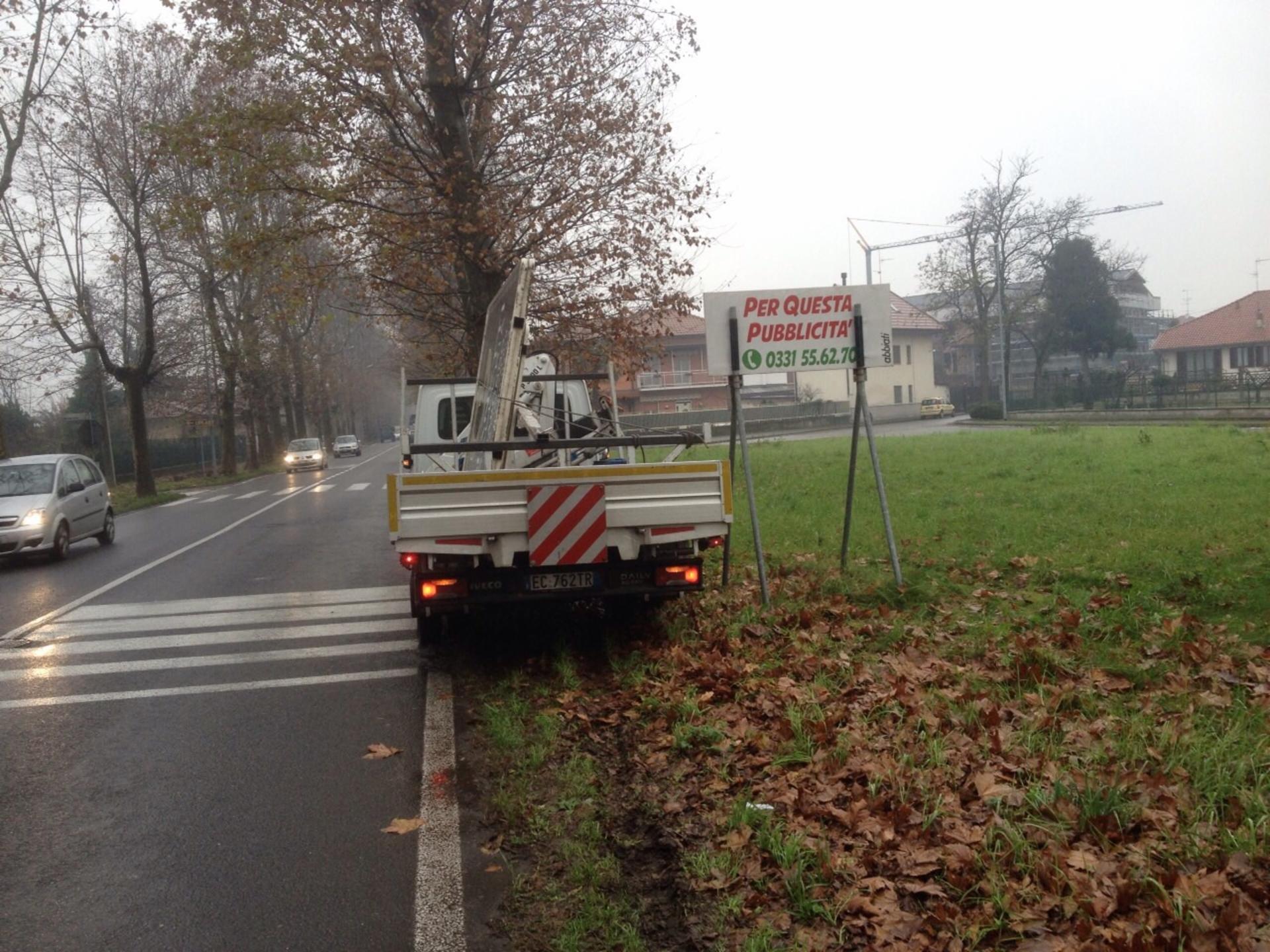 Impianto CARTELLONISTICA a Busto Arsizio, in zona Bar Aroma Busto Arsizio