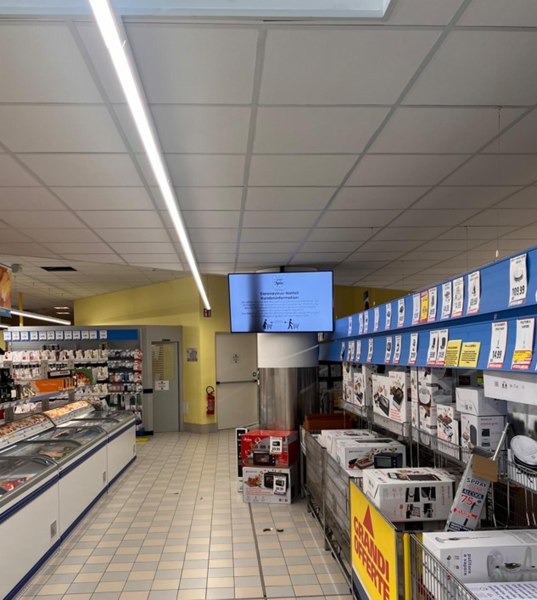 Impianto DISPLAY / LED a Campo Tures, in zona EuroSpin
