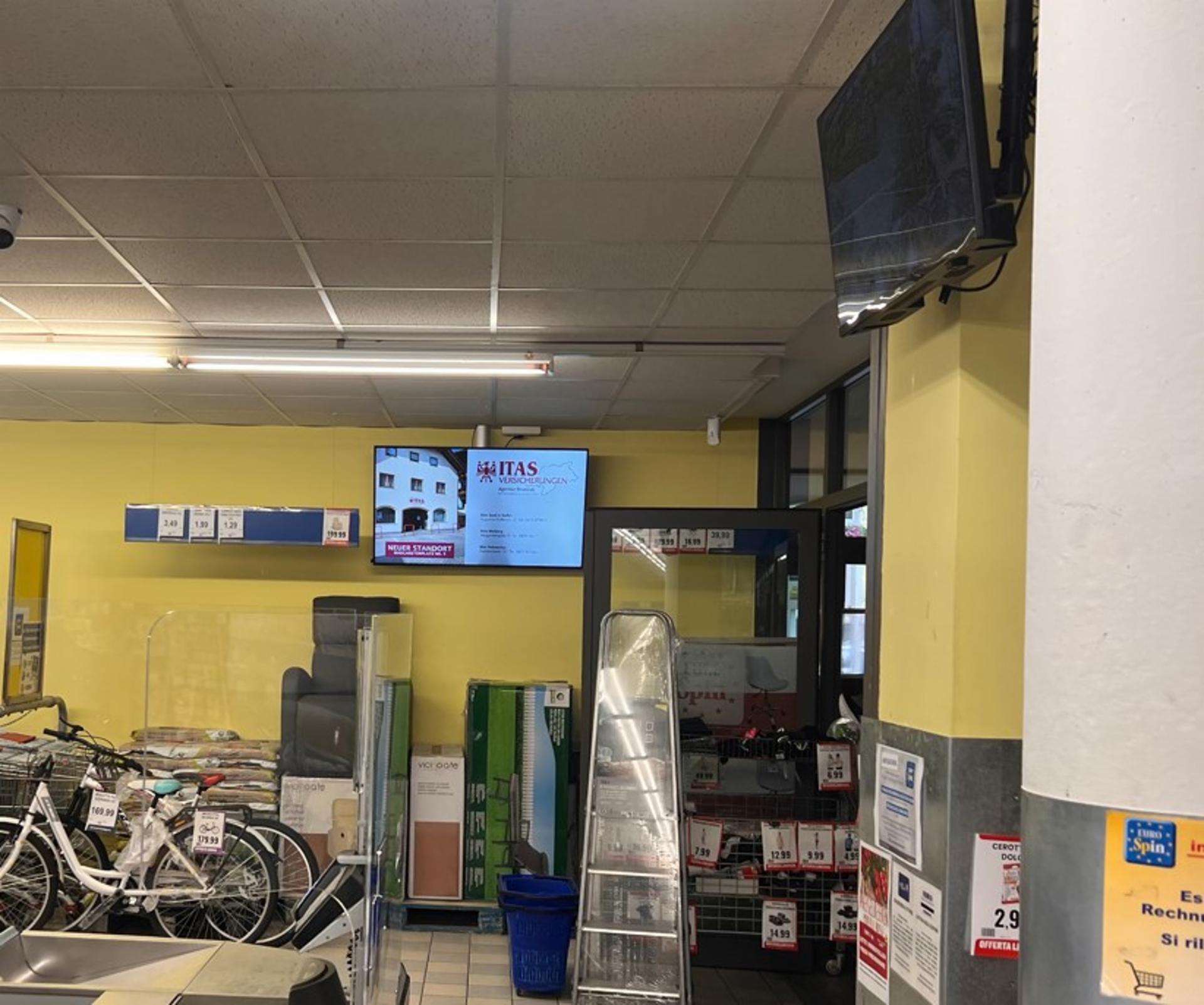 Impianto DISPLAY / LED a Monguelfo-Tesido, in zona EuroSpin