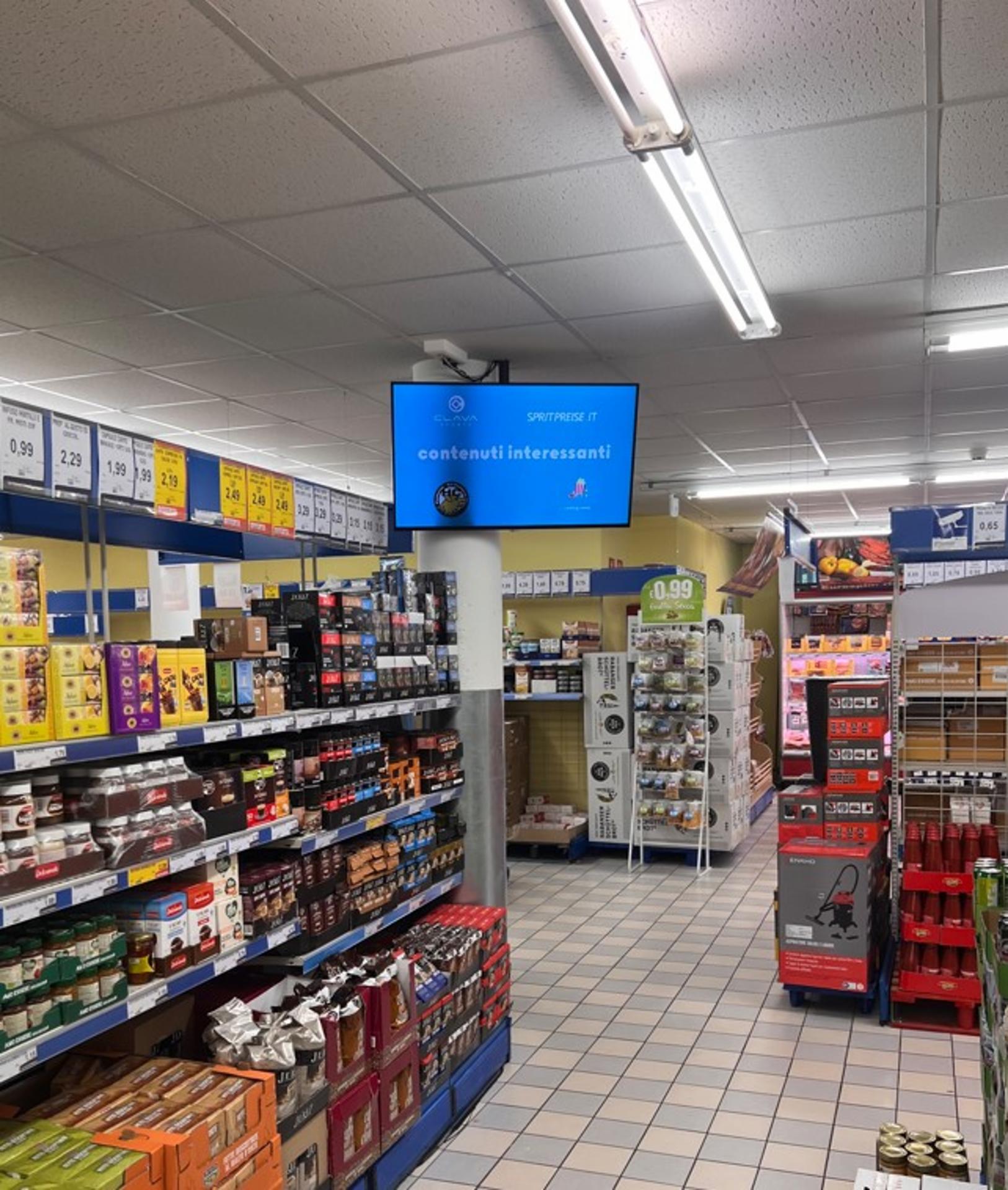 Impianto DISPLAY / LED a Monguelfo-Tesido, in zona EuroSpin