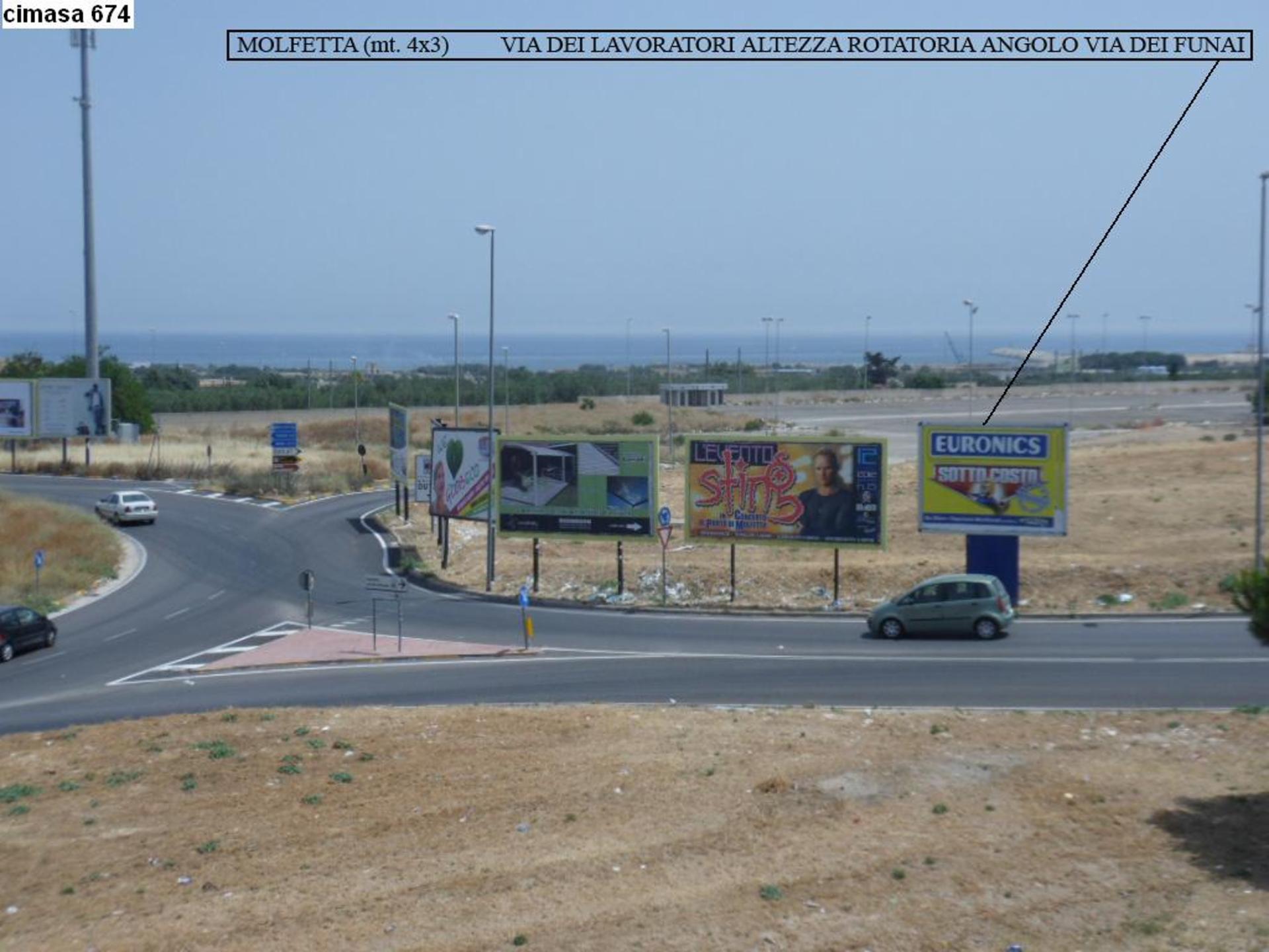 Impianto POSTER a Molfetta, in zona Grande Muraglia