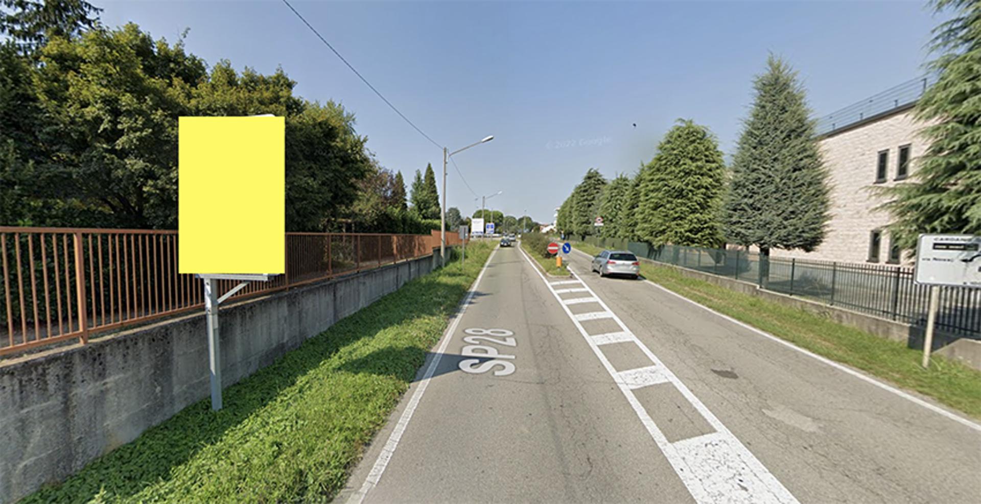 Impianto CARTELLONISTICA a Cardano al Campo, in zona Arte & Pizza