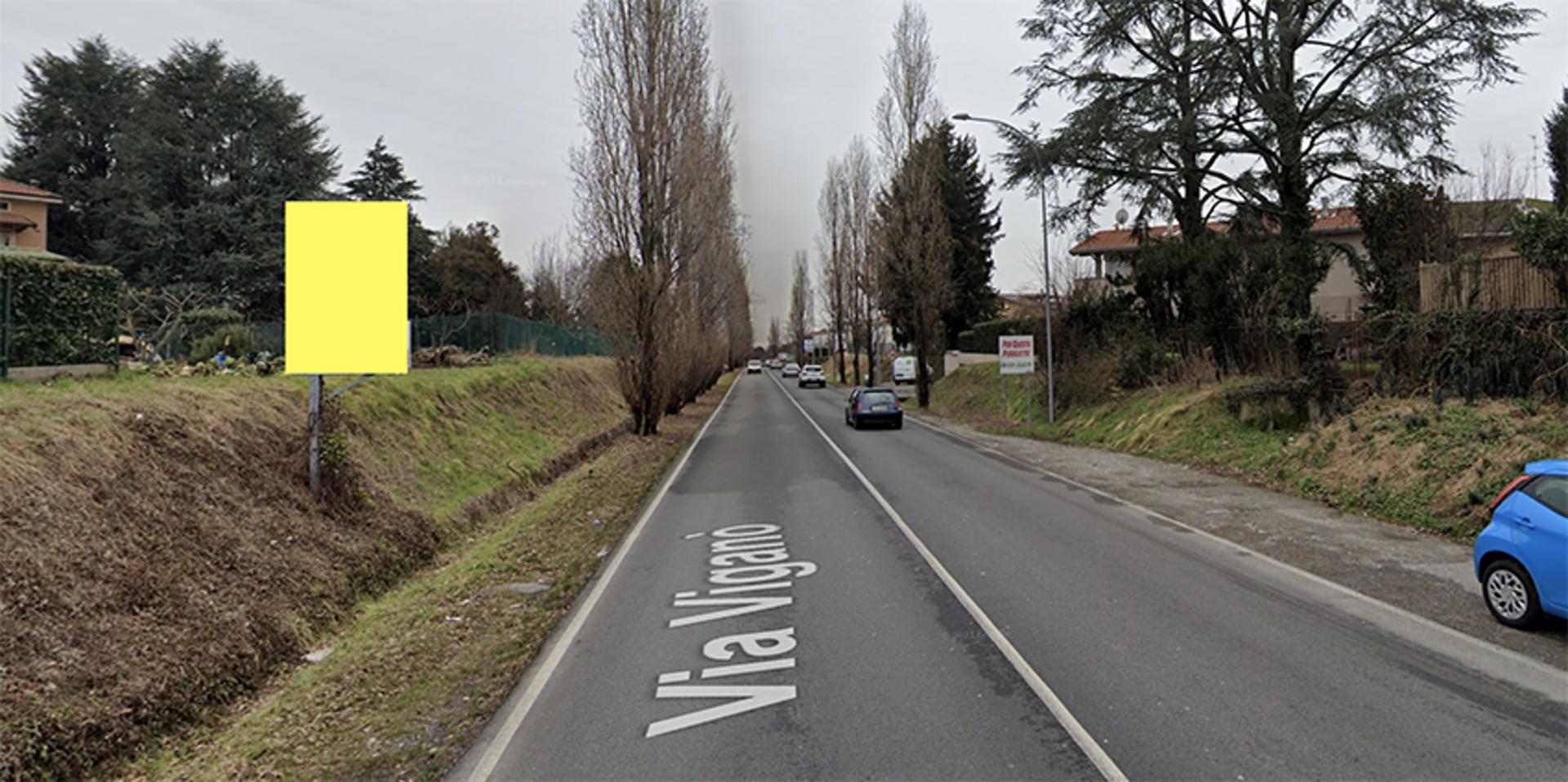 Impianto CARTELLONISTICA a Giussano, in zona Fermes Chi