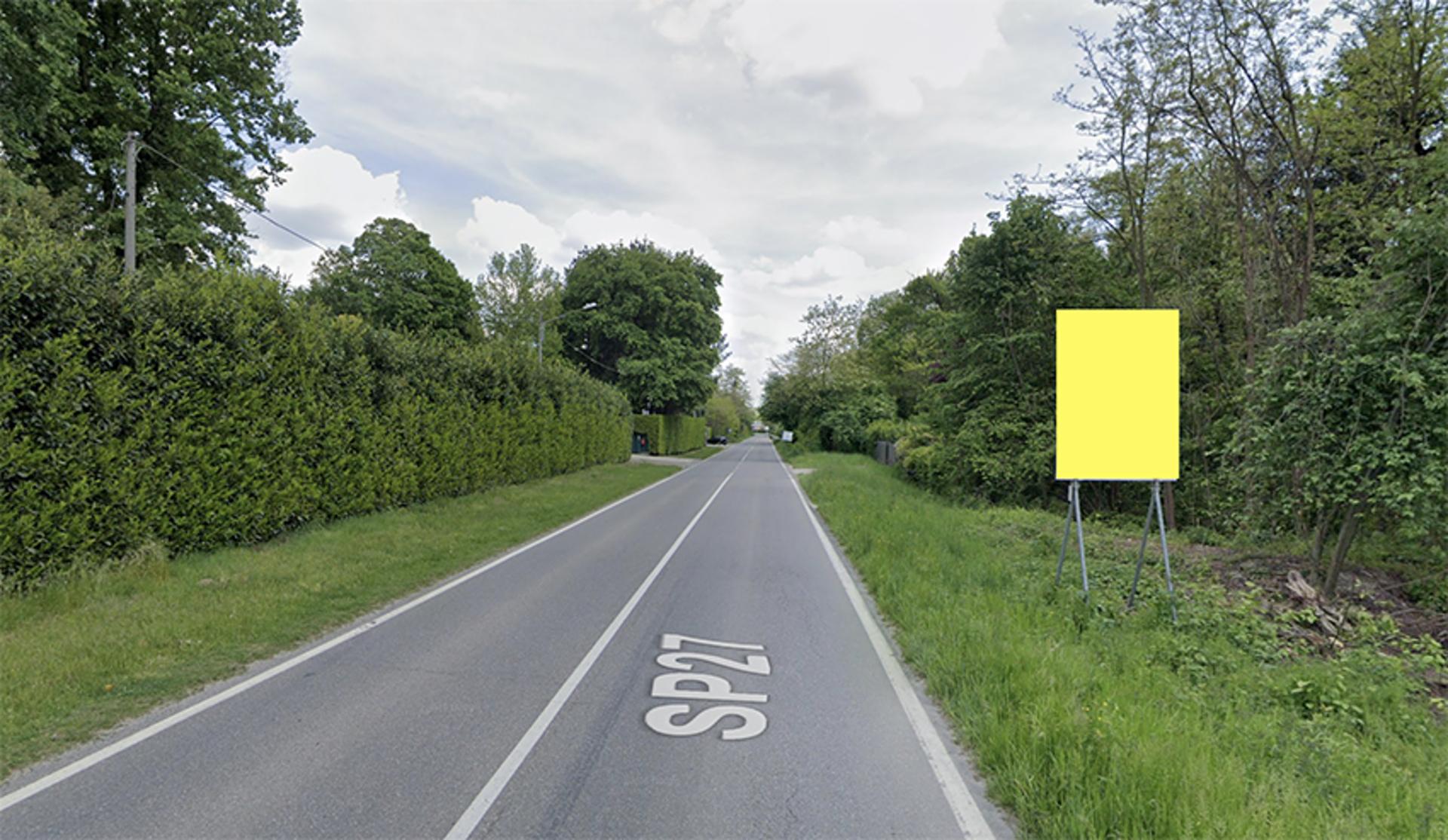 Impianto CARTELLONISTICA a Golasecca, in zona Chiesa di Sant'Antonio Abate