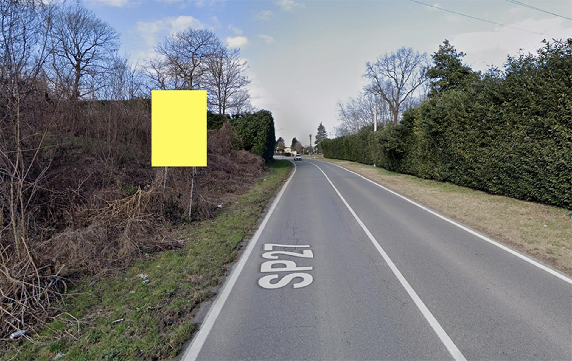 Impianto CARTELLONISTICA a Golasecca, in zona Chiesa di Sant'Antonio Abate