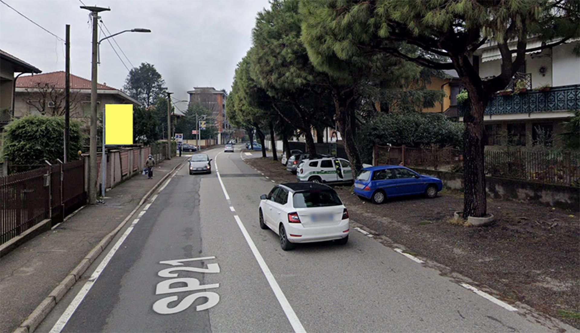 Impianto CARTELLONISTICA a Gorla Minore, in zona Chiesa nuova dei Santi Nazario e Celso