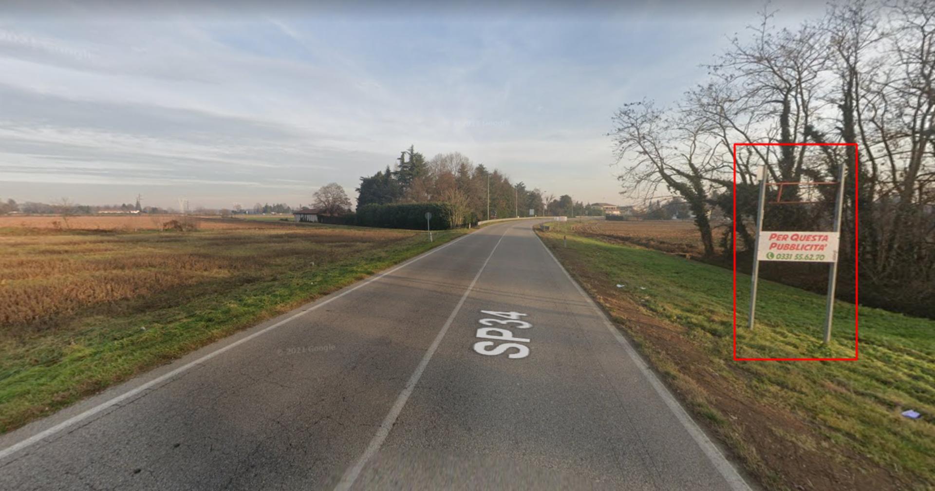 Impianto CARTELLONISTICA a Inveruno, in zona Chiesa di Sant'Ambrogio e Addolorata