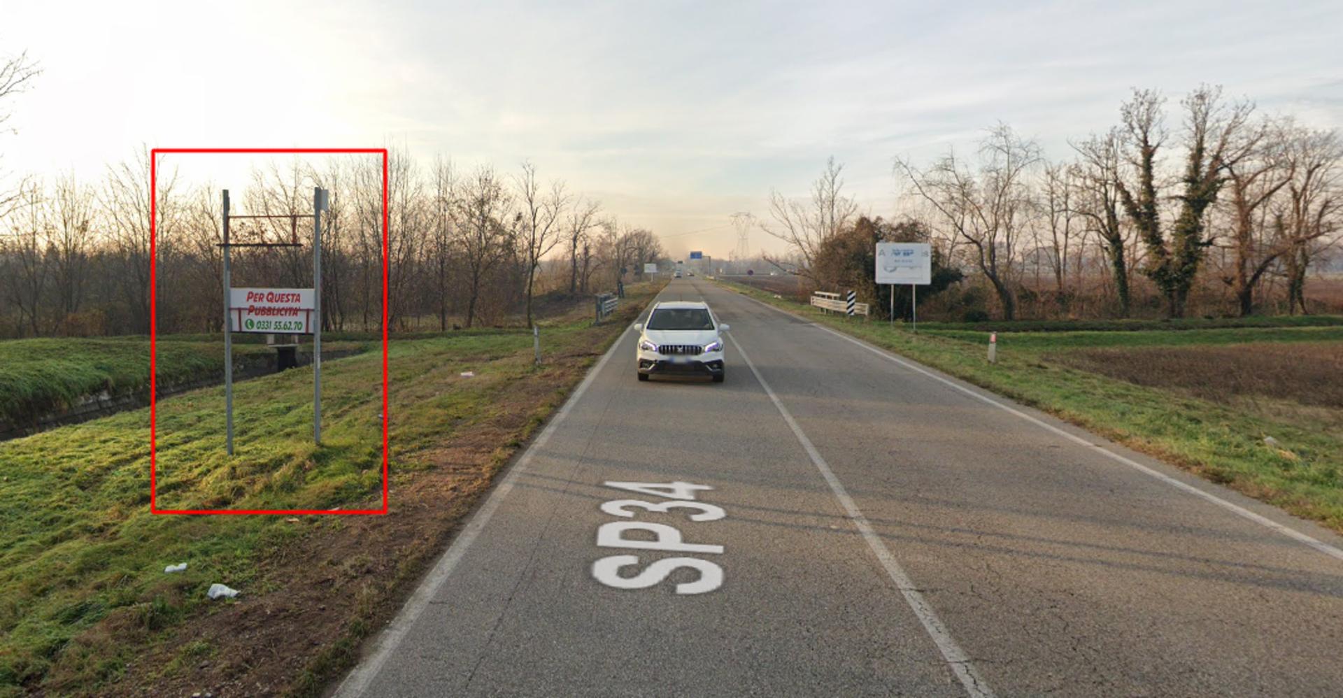Impianto CARTELLONISTICA a Inveruno, in zona Chiesa di Sant'Ambrogio e Addolorata