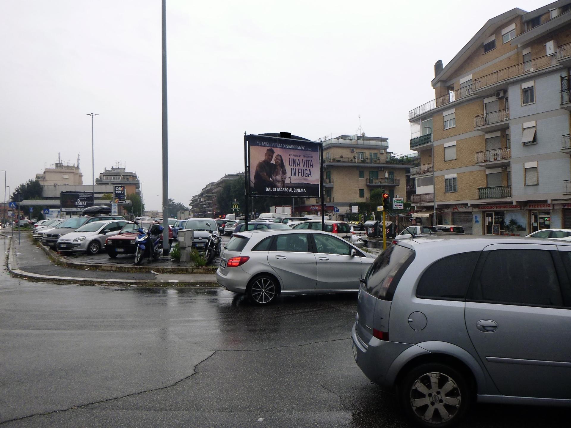 Impianto POSTER a Roma, in zona Out Control Monte Mario