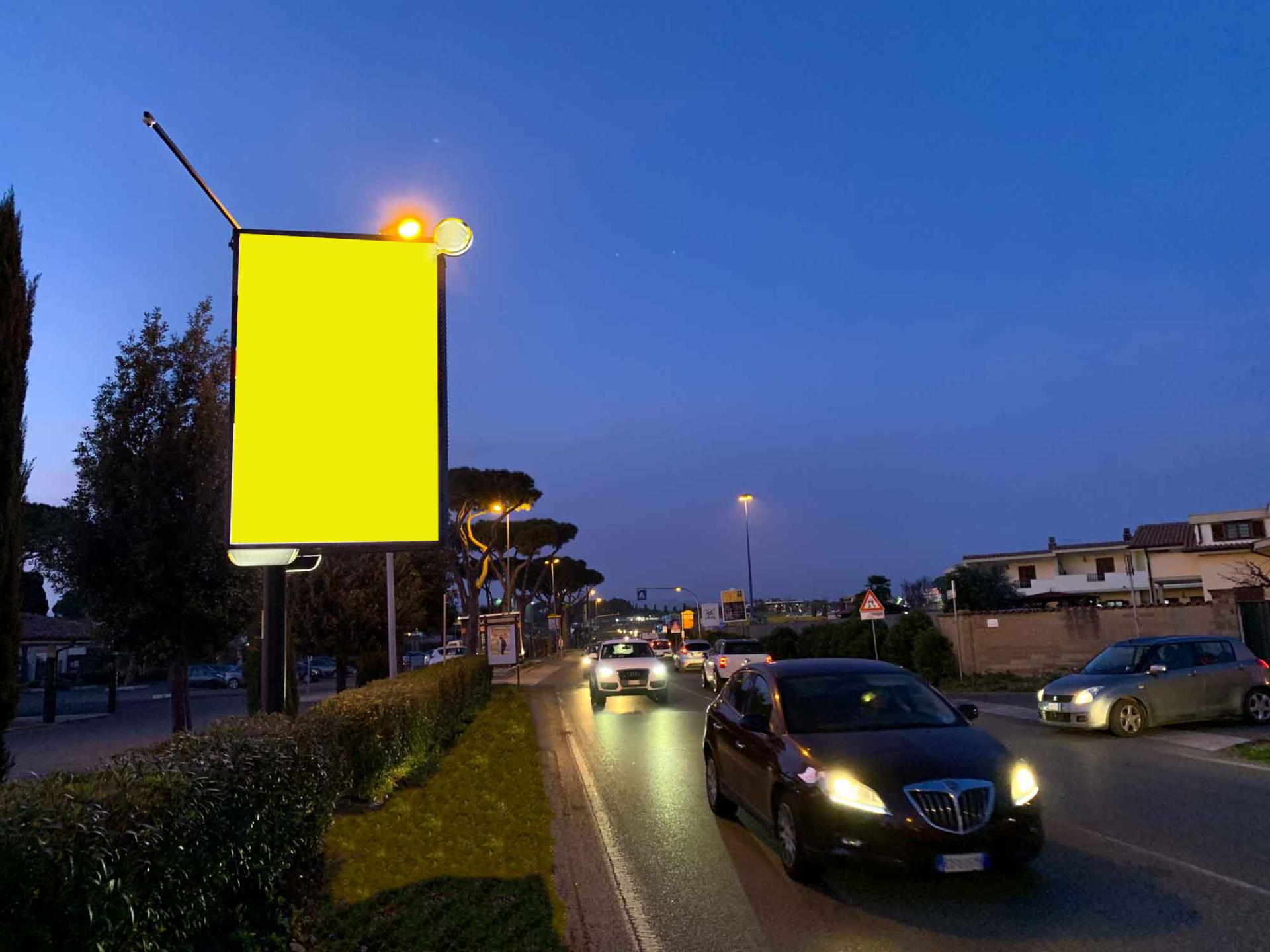 Impianto DISPLAY / LED a Ladispoli, in zona Eurospin