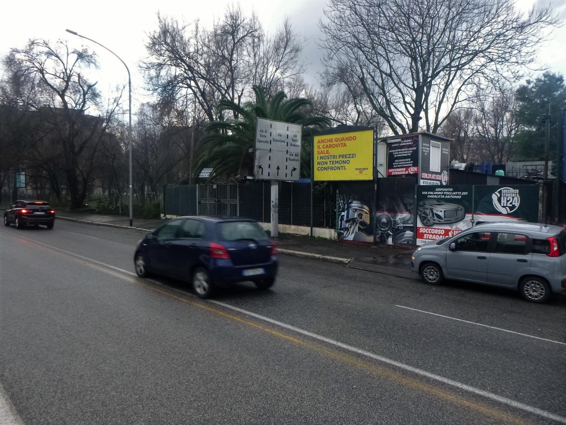 Impianto a VIALE PALMIRO TOGLIATTI - alt. civ. 251 (sx)  Roma