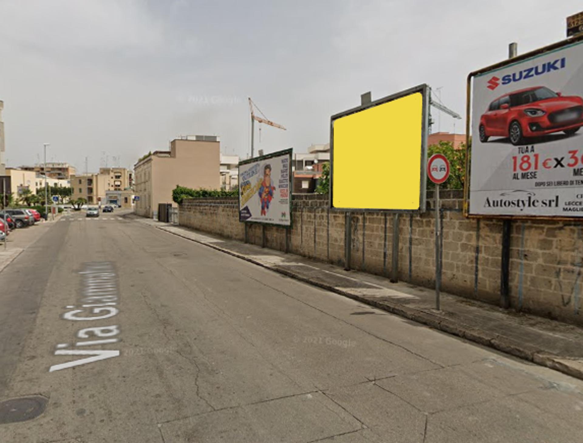 Impianto POSTER a Lecce, in zona Corvaglia Barbershop