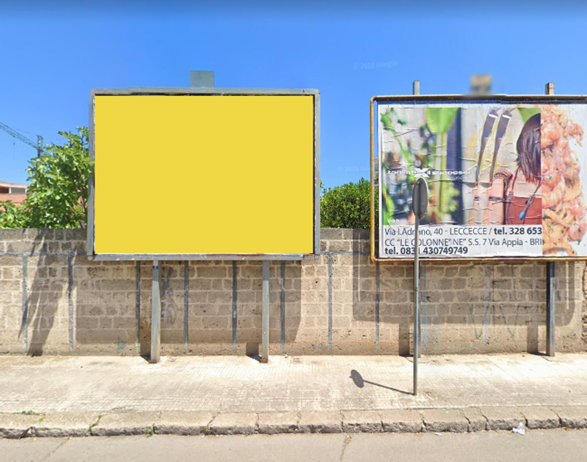 Impianto POSTER a Lecce, in zona Corvaglia Barbershop