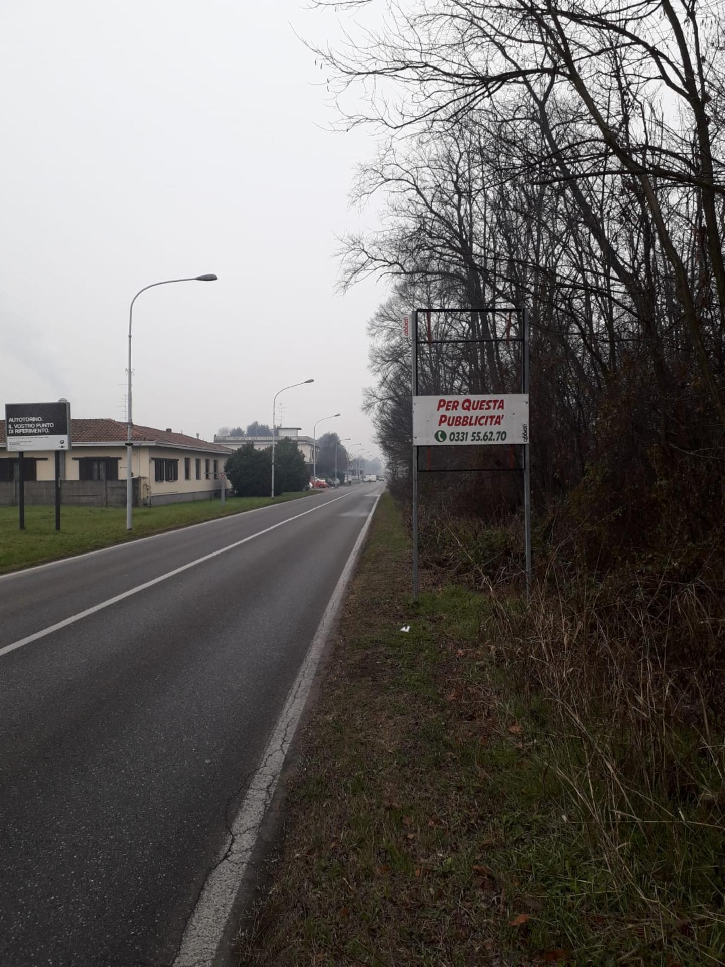 Impianto CARTELLONISTICA a Magnago, in zona Tamoil