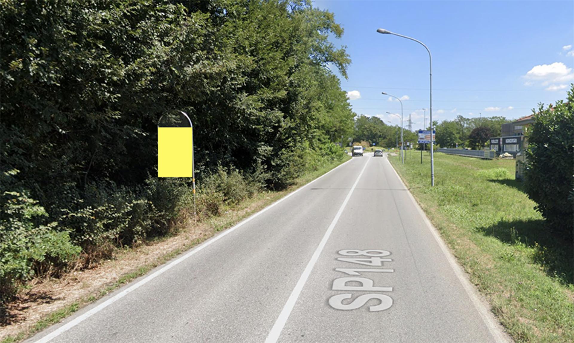 Impianto CARTELLONISTICA a Magnago, in zona Bienate - Via Sardegna, 64
