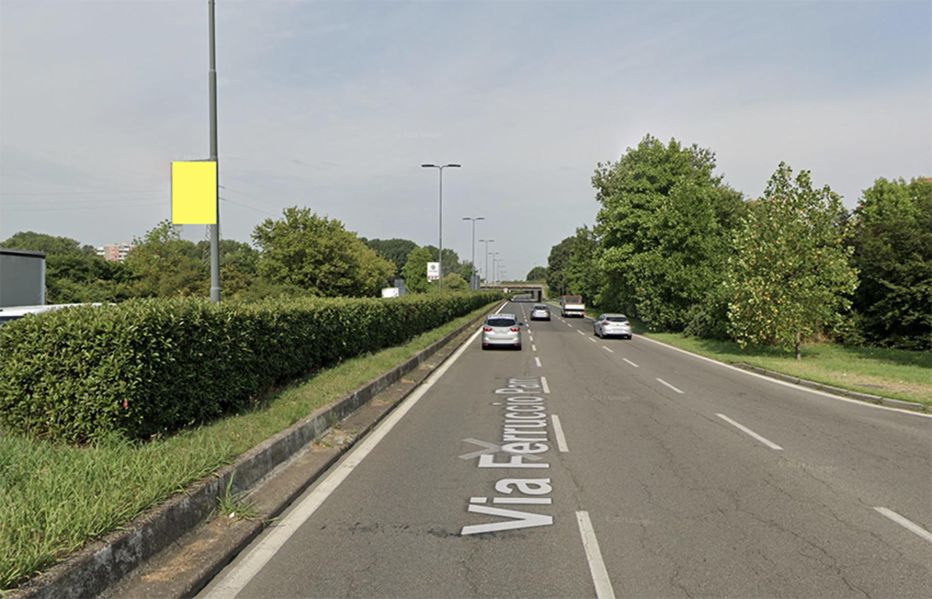 Impianto TARGA PALO a Milano, in zona Tigros