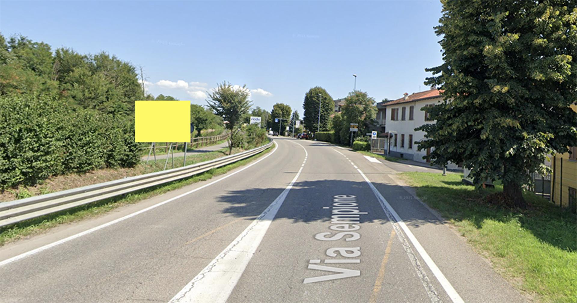 Impianto CARTELLONISTICA a Nerviano, in zona Bar Trattoria l'Aida