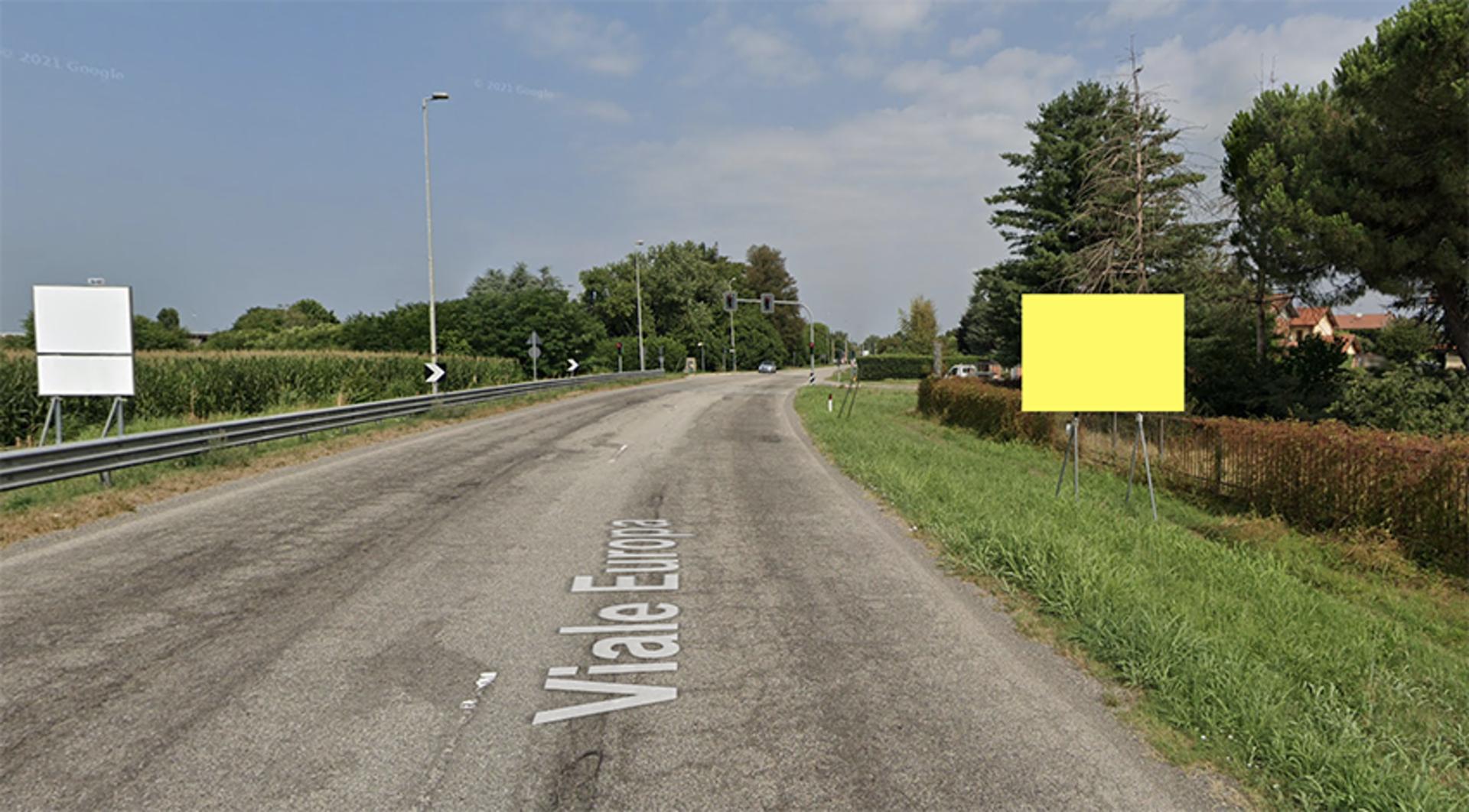 Impianto CARTELLONISTICA a Ossona, in zona Angelo's pizza