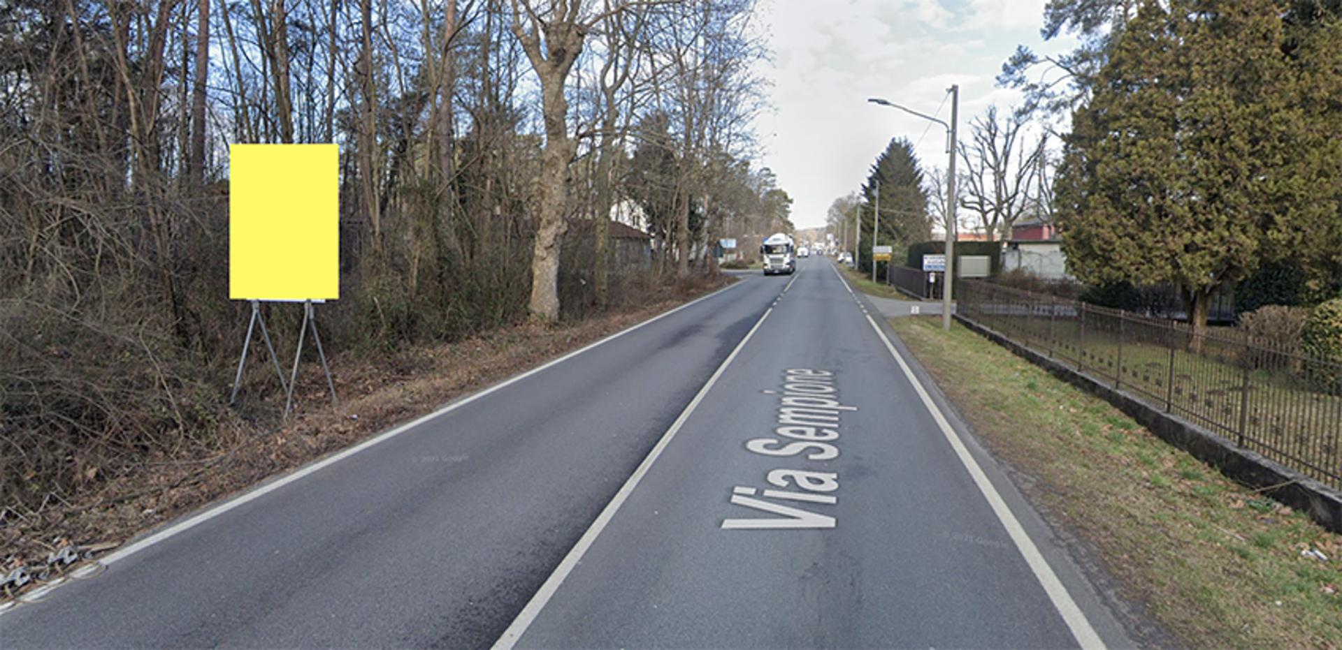 Impianto CARTELLONISTICA a Vergiate, in zona Bressan Erasmo