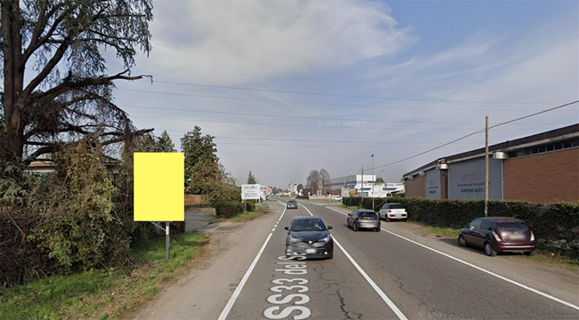 Impianto CARTELLONISTICA a San Vittore Olona, in zona McDonald's