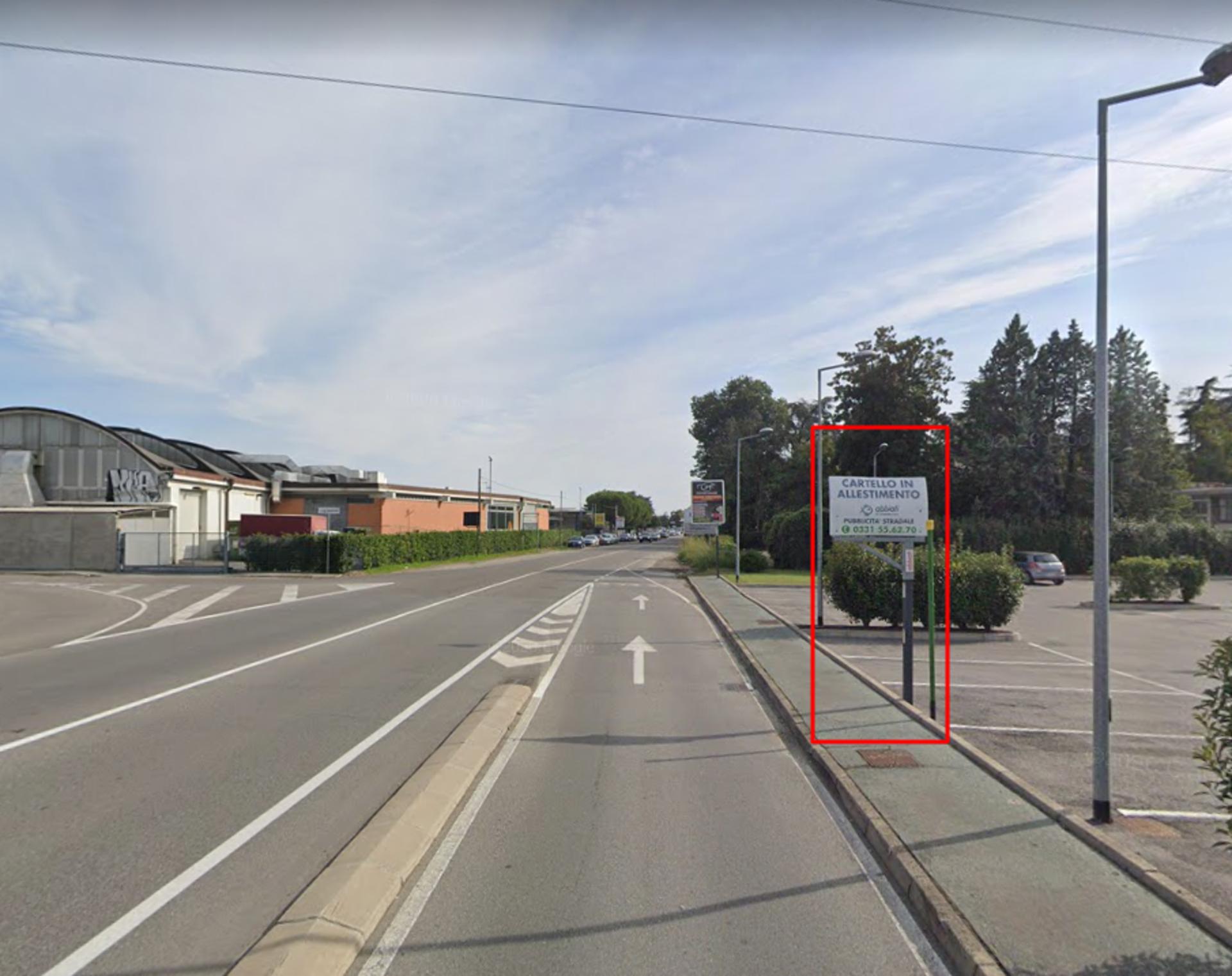 Impianto CARTELLONISTICA a San Vittore Olona, in zona McDonald's