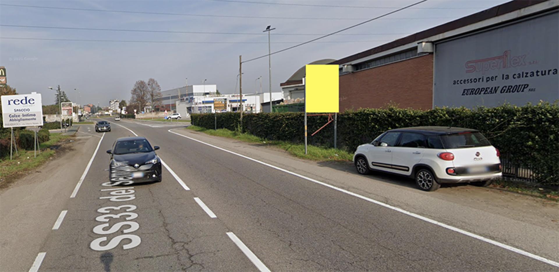 Impianto CARTELLONISTICA a San Vittore Olona, in zona McDonald's