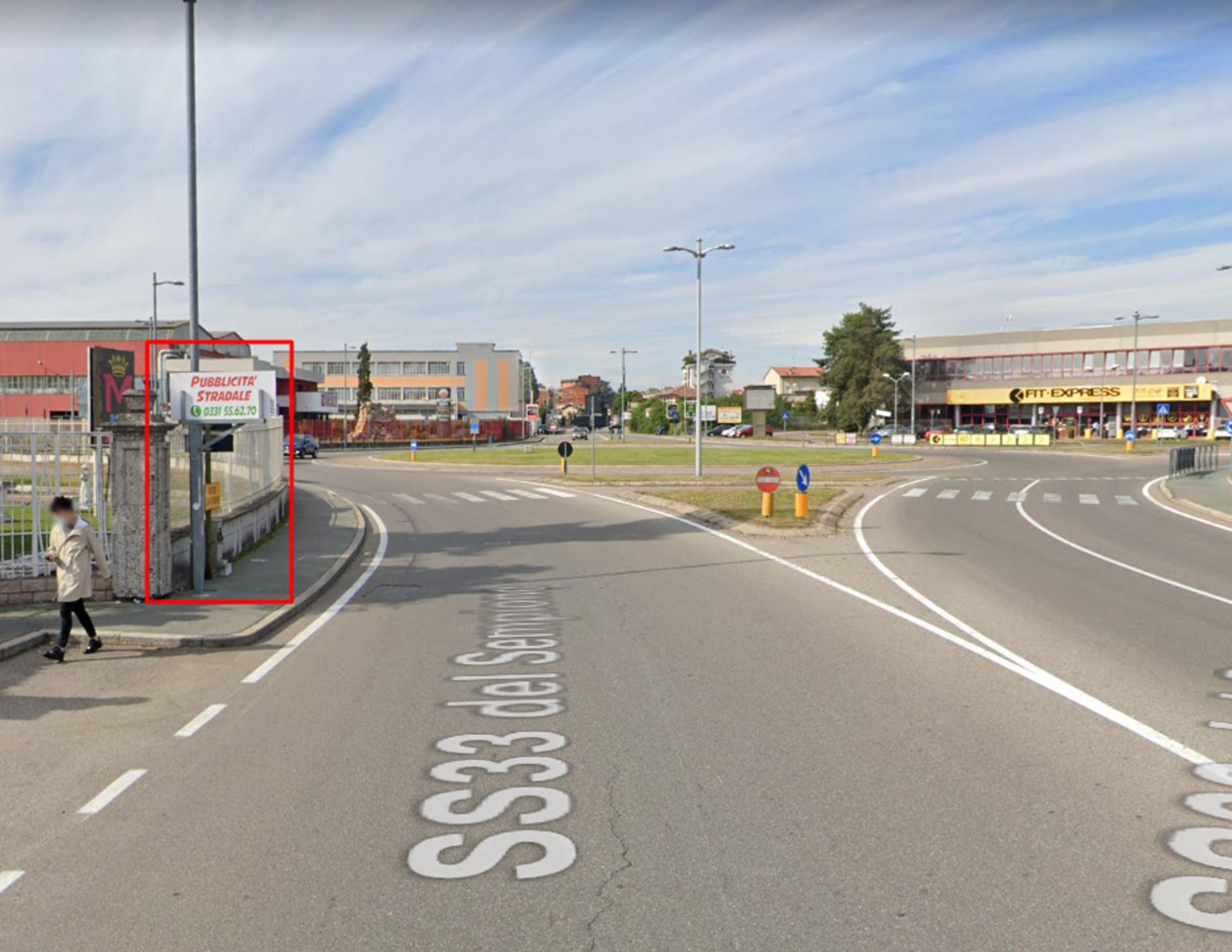 Impianto CARTELLONISTICA a San Vittore Olona, in zona McDonald's