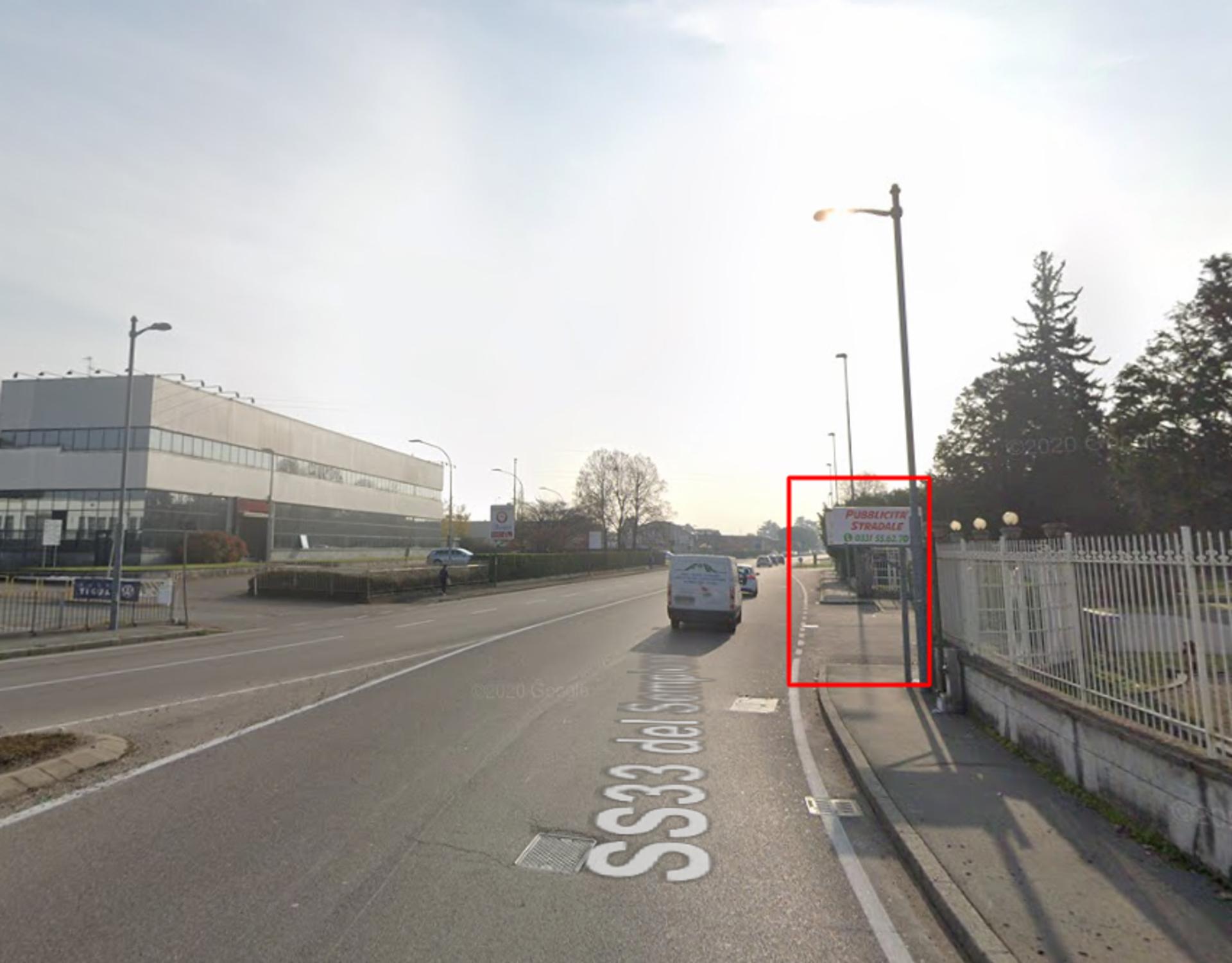 Impianto CARTELLONISTICA a San Vittore Olona, in zona McDonald's