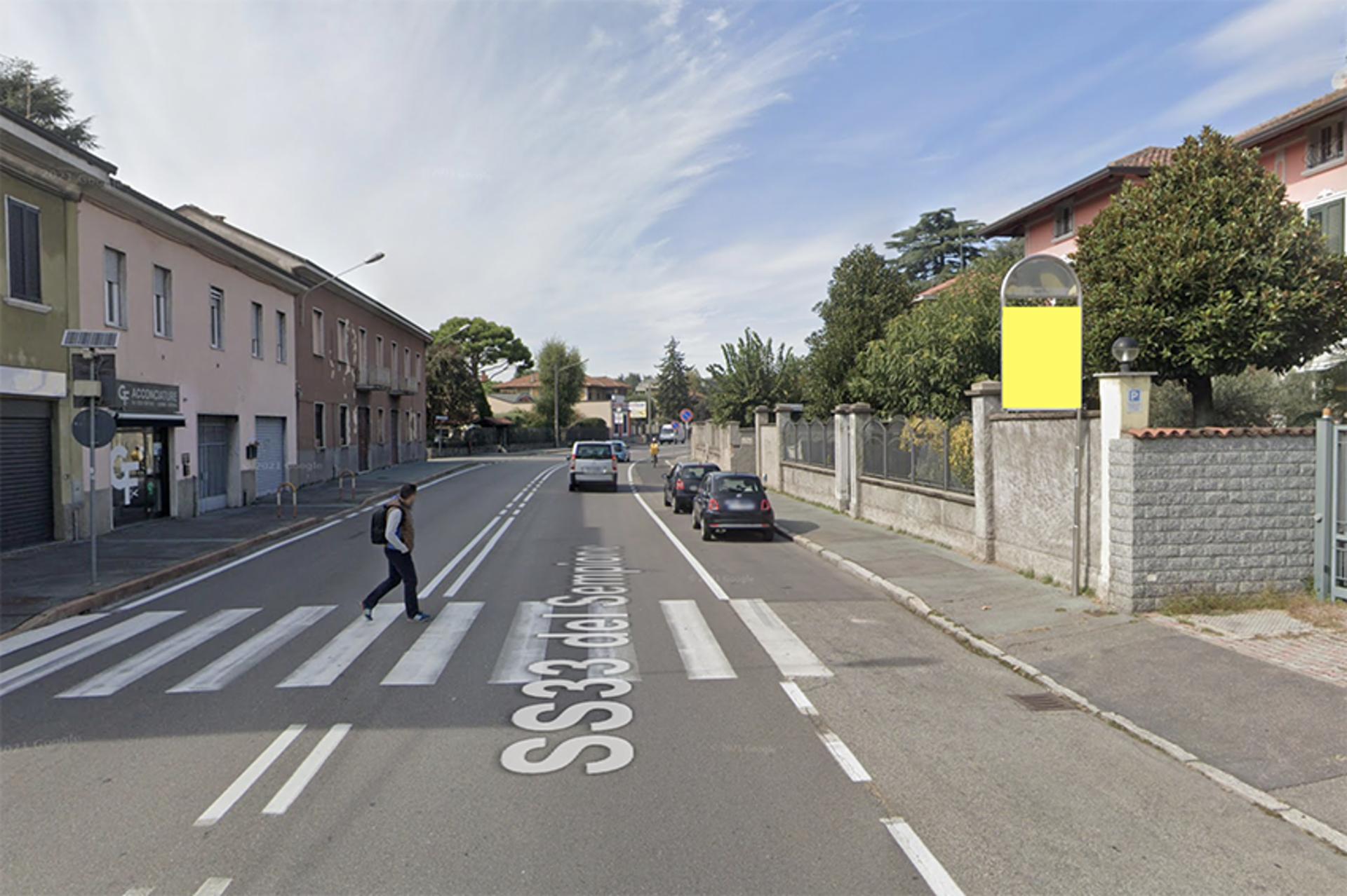 Impianto CARTELLONISTICA a San Vittore Olona, in zona Fratelli Sushi