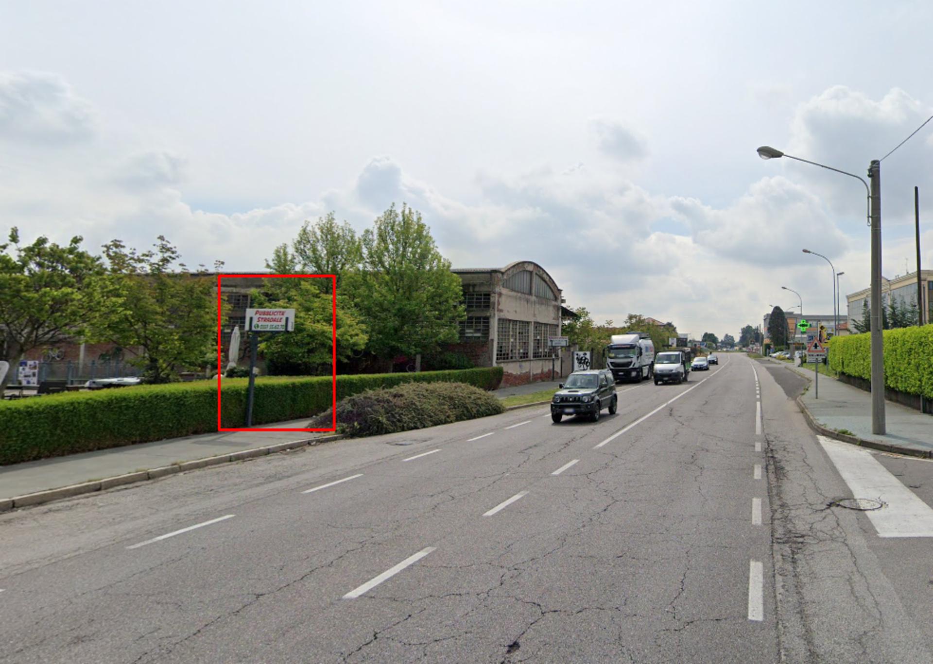 Impianto CARTELLONISTICA a San Vittore Olona, in zona La fornace
