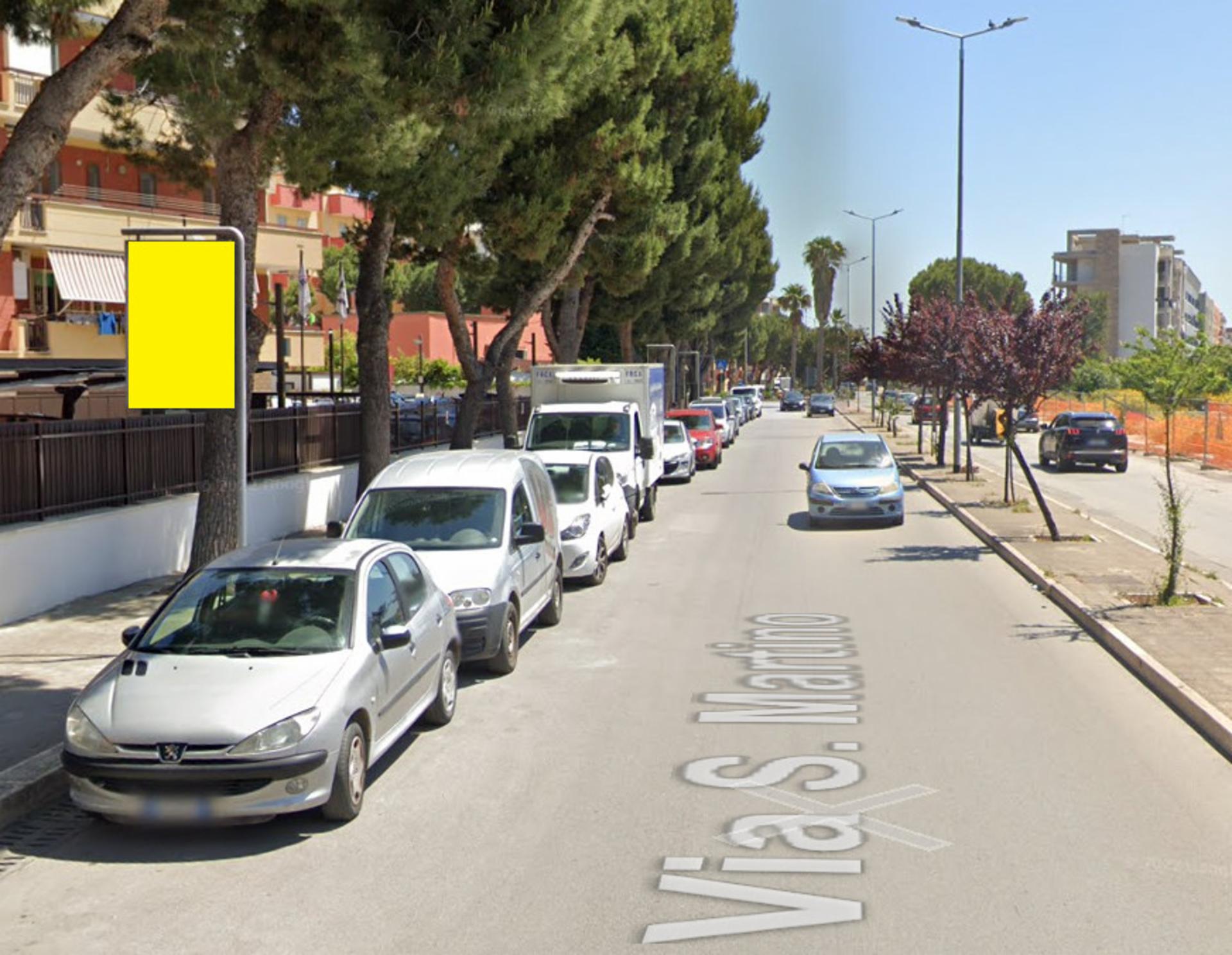Impianto PALINA a Bisceglie, in zona Eurospin