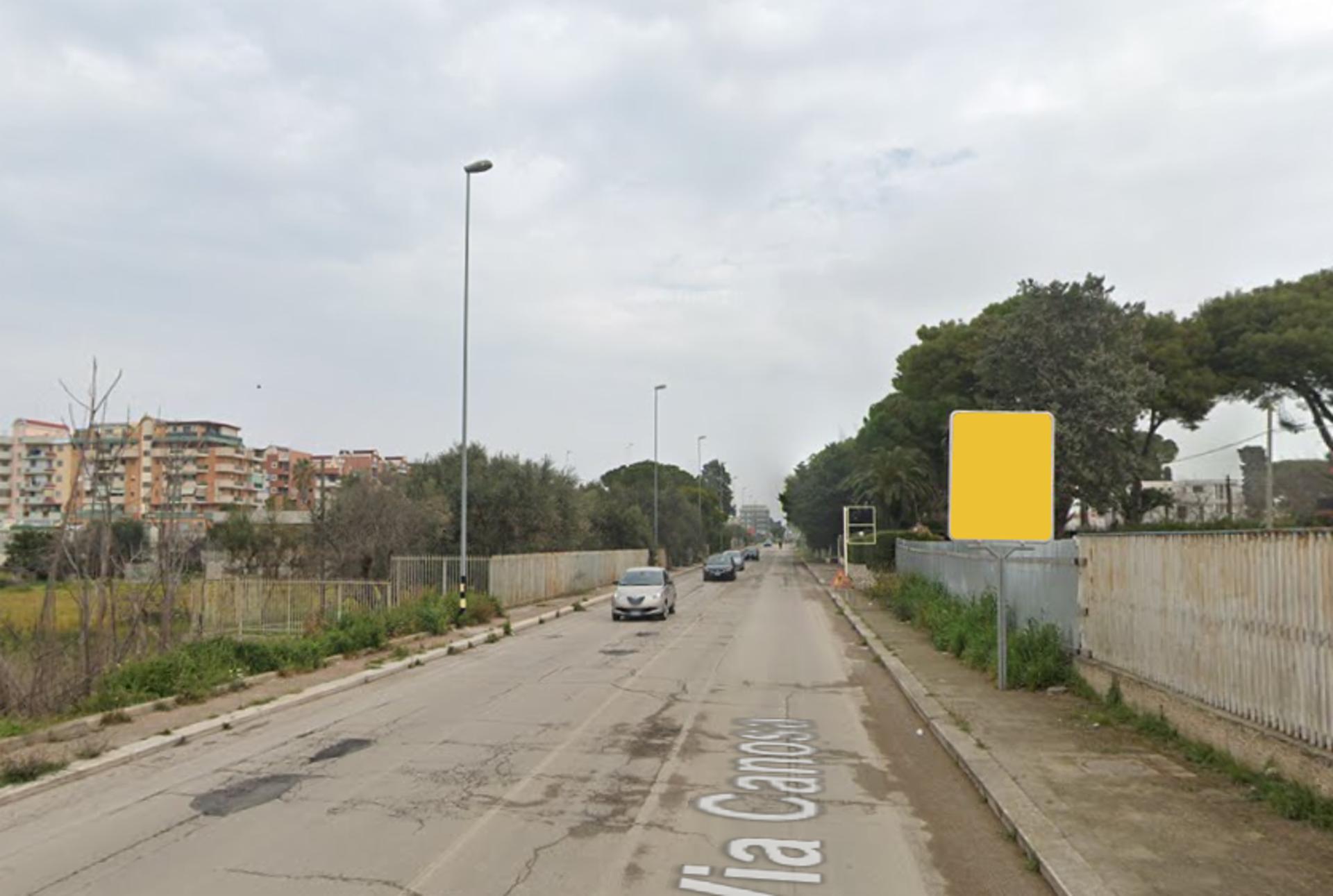 Impianto CARTELLONISTICA a Barletta, in zona Bar Pasticceria Rossini