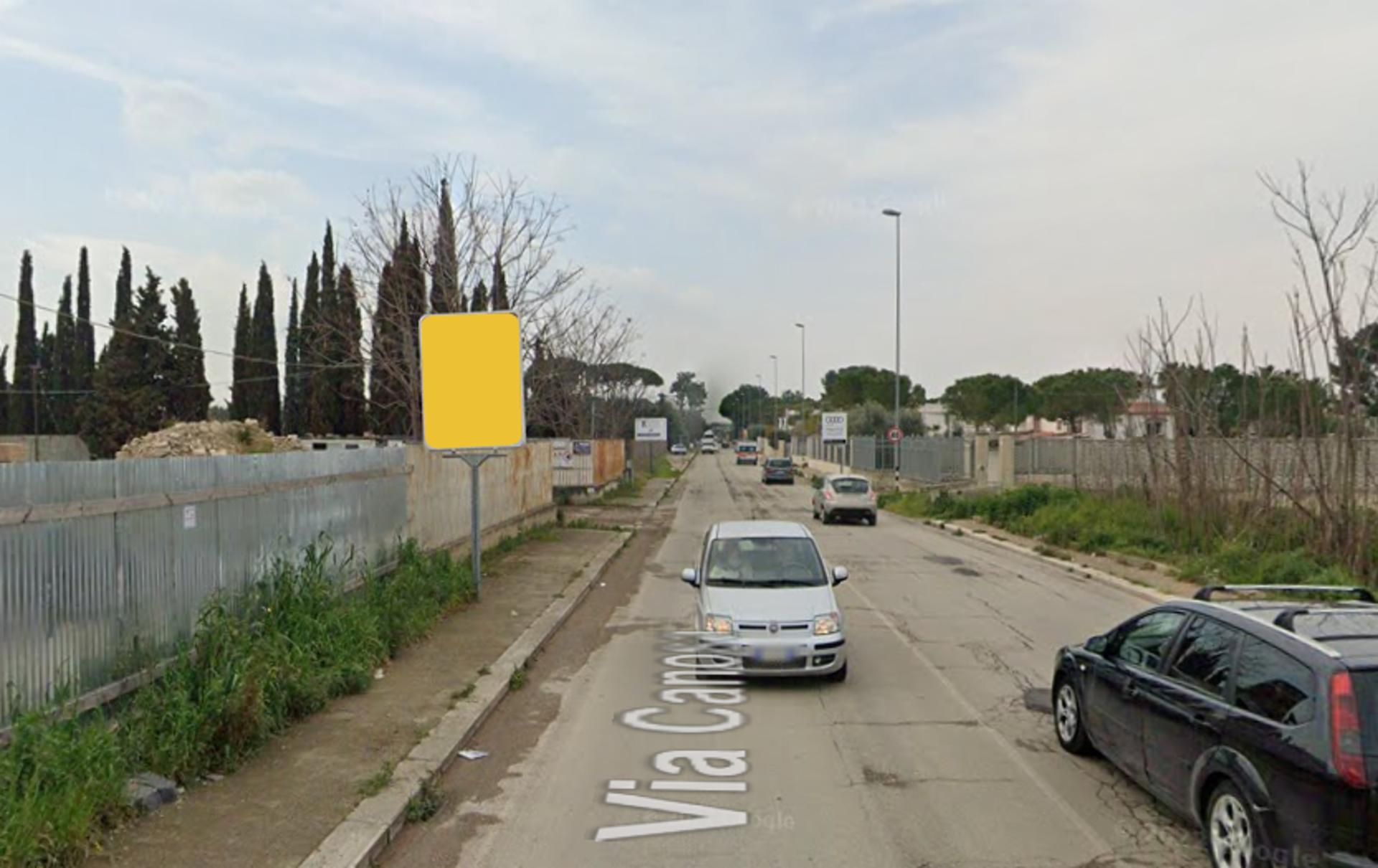 Impianto CARTELLONISTICA a Barletta, in zona Bar Pasticceria Rossini