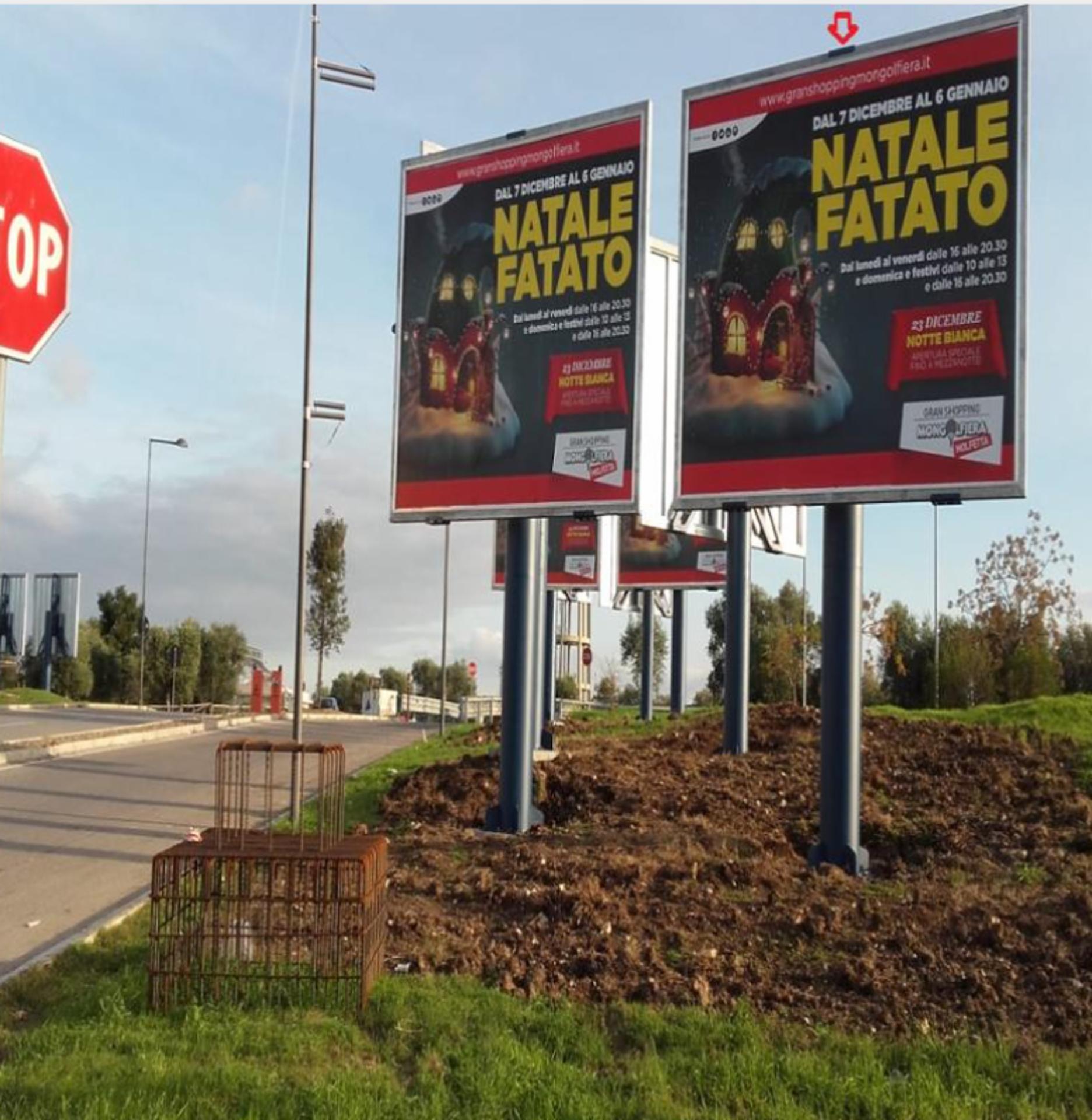 Impianto POSTER a Molfetta, in zona EuroSpin
