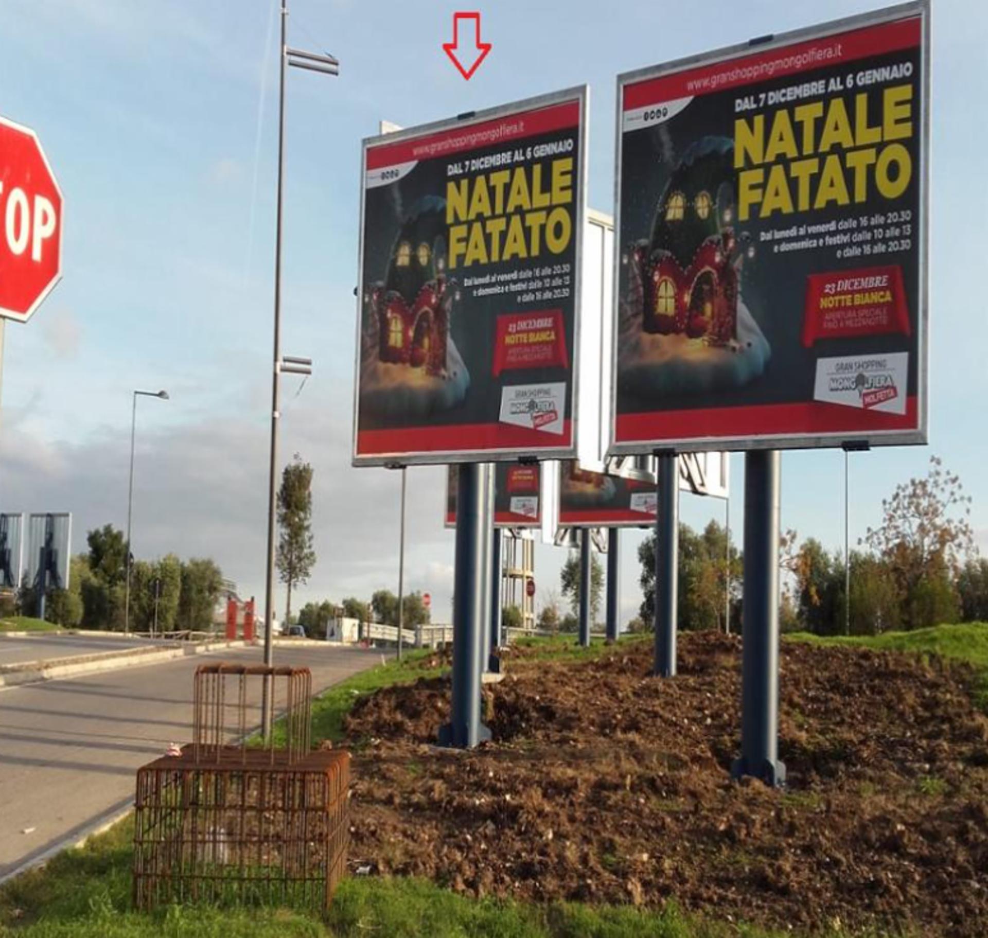 Impianto POSTER a Molfetta, in zona EuroSpin