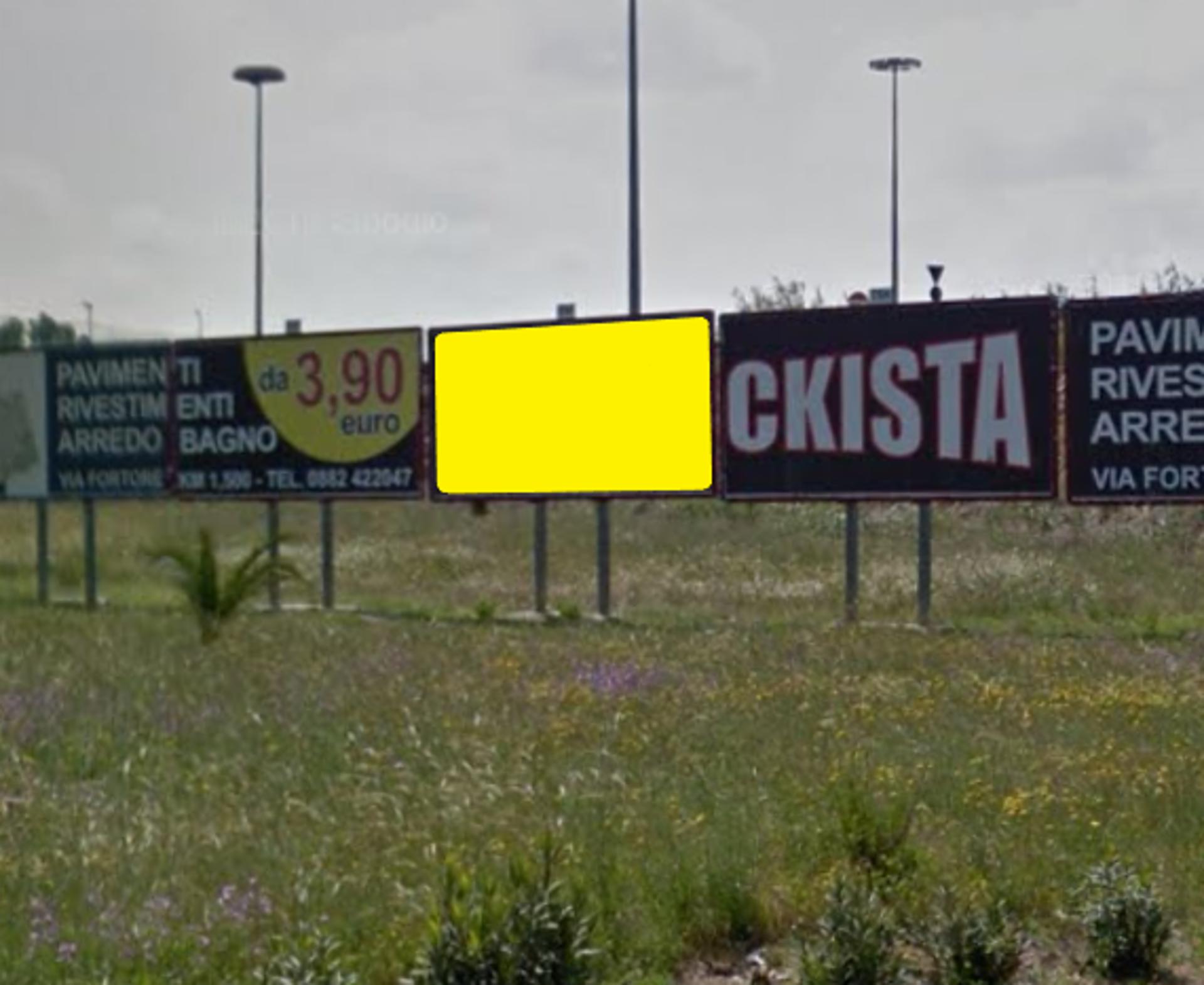 Impianto 6 X 3 a Andria, in zona Eurospin
