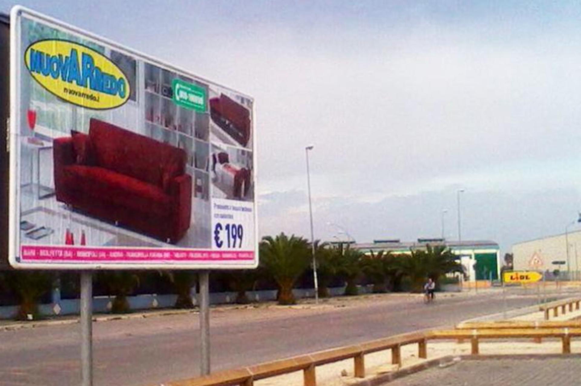 Impianto 6 X 3 a San Ferdinando di Puglia, in zona Piazza Monsignor Giuseppe Gallo