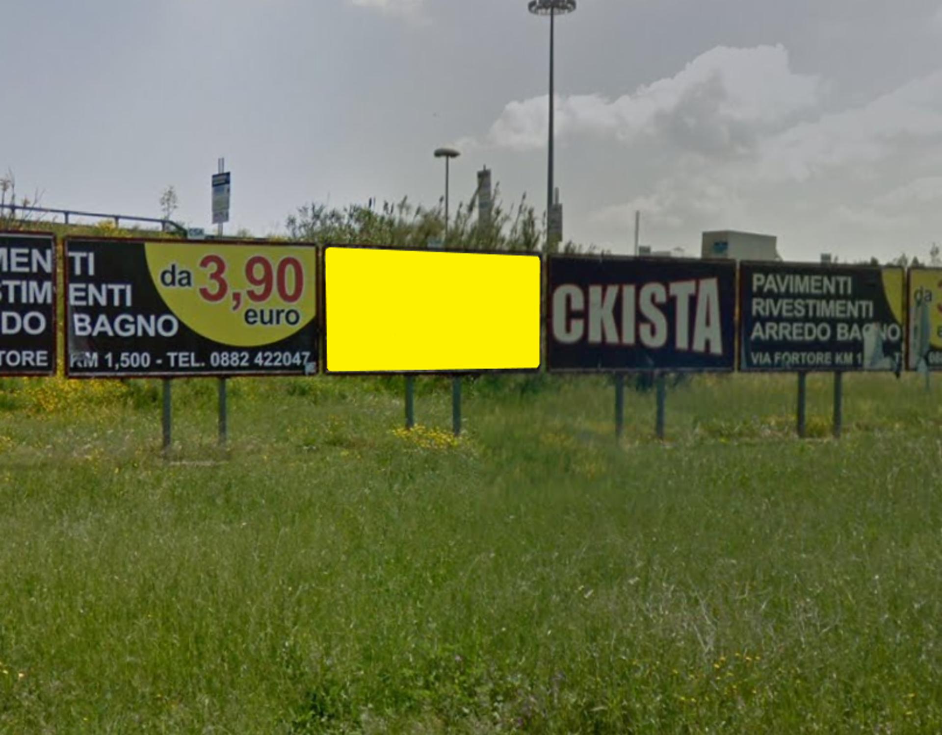 Impianto 6 X 3 a Andria, in zona Eurospin