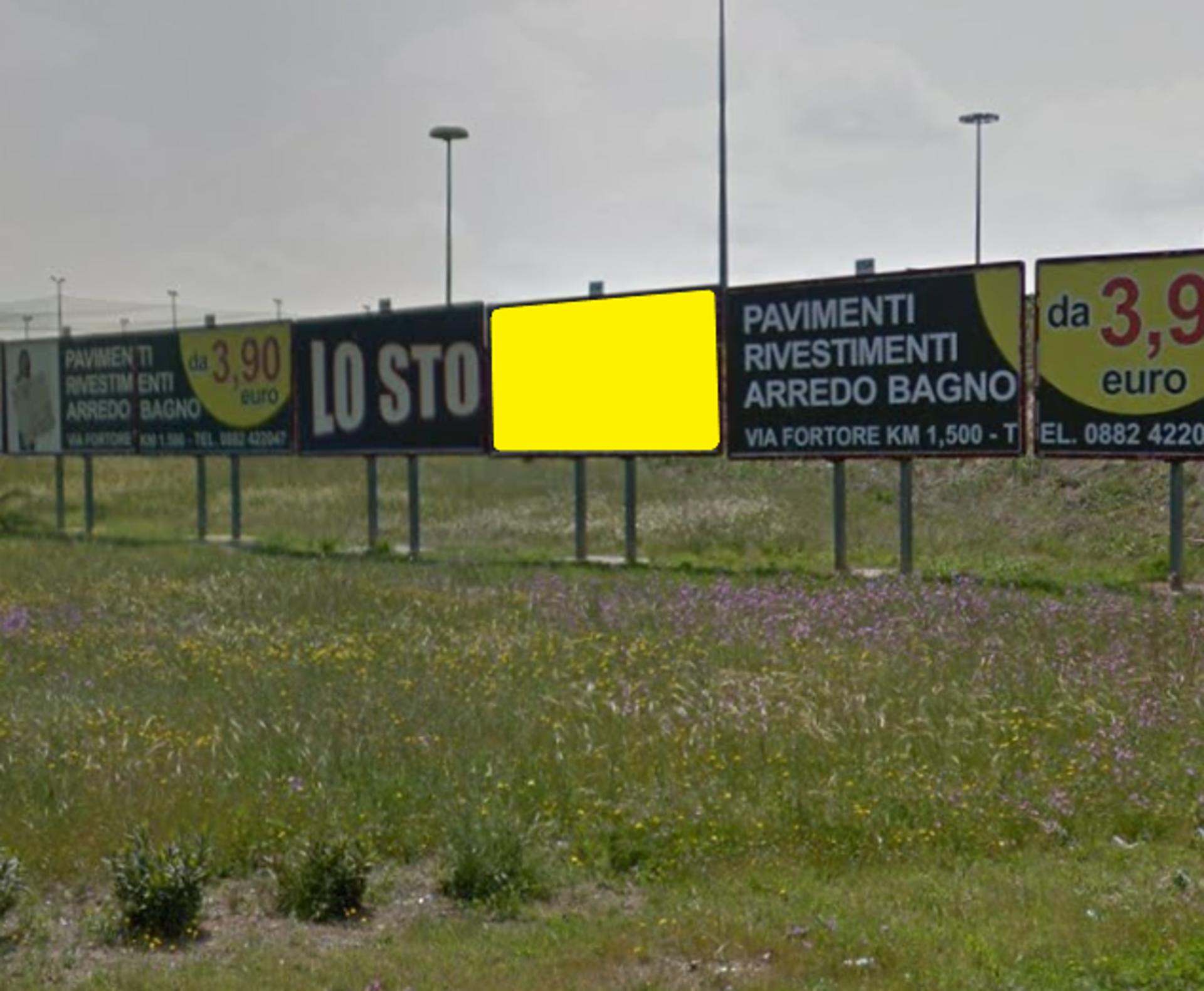 Impianto 6 X 3 a Andria, in zona Eurospin