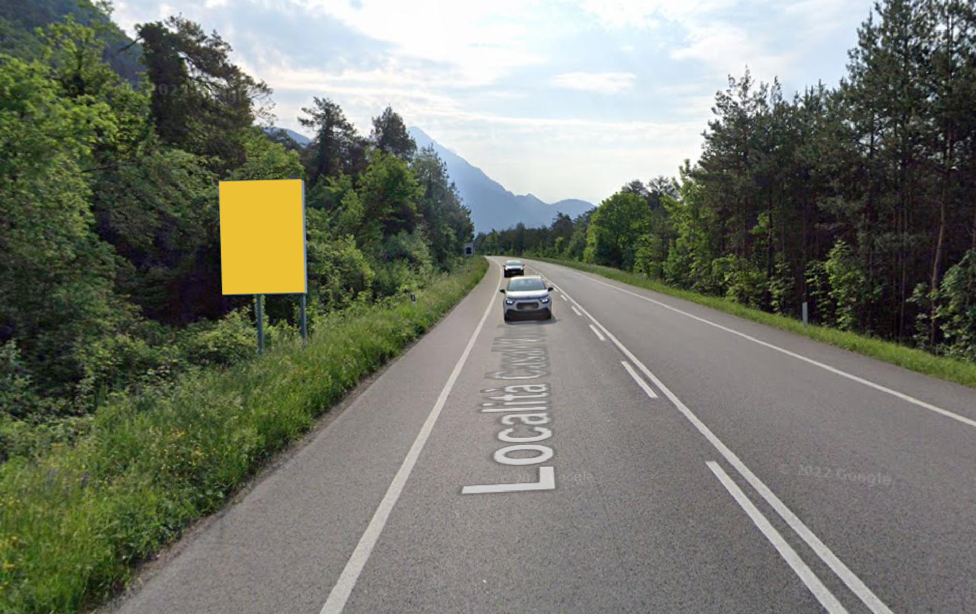 Impianto CARTELLONISTICA a Villa Santina, in zona Madonna del Sasso / Madone dal Clap