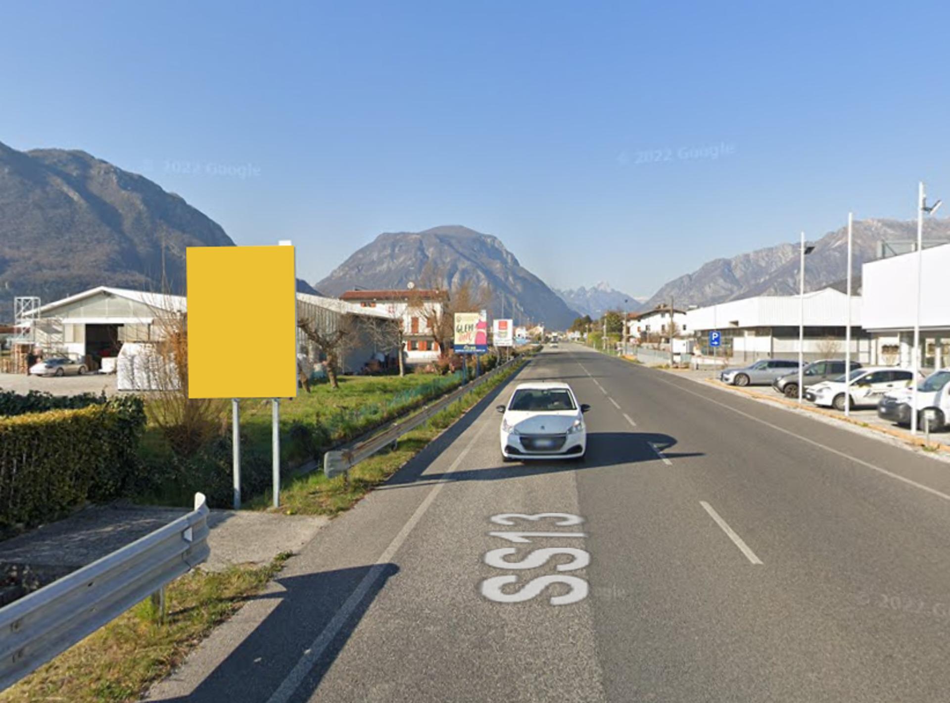 Impianto CARTELLONISTICA a Gemona del Friuli, in zona Luca Bar