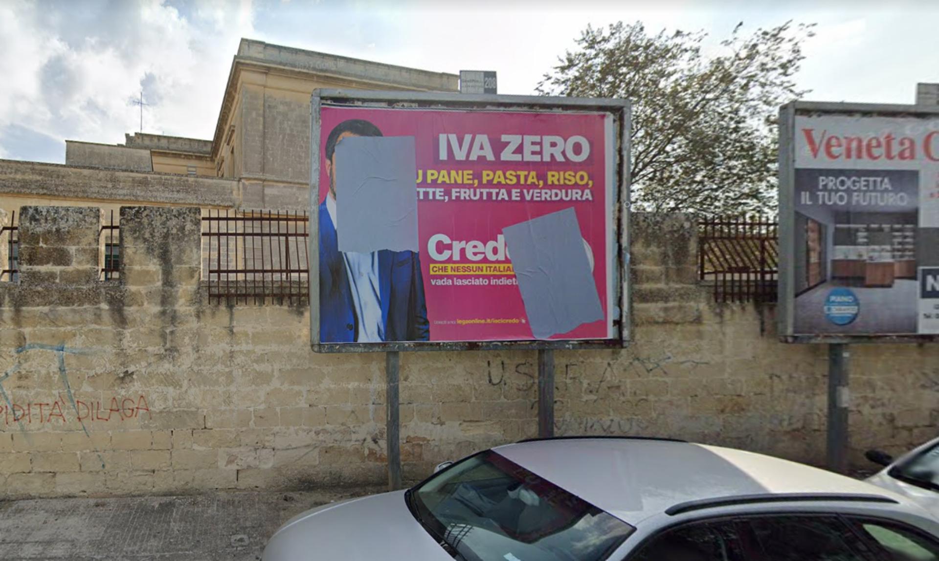 Impianto POSTER a Lecce, in zona EuroSpin