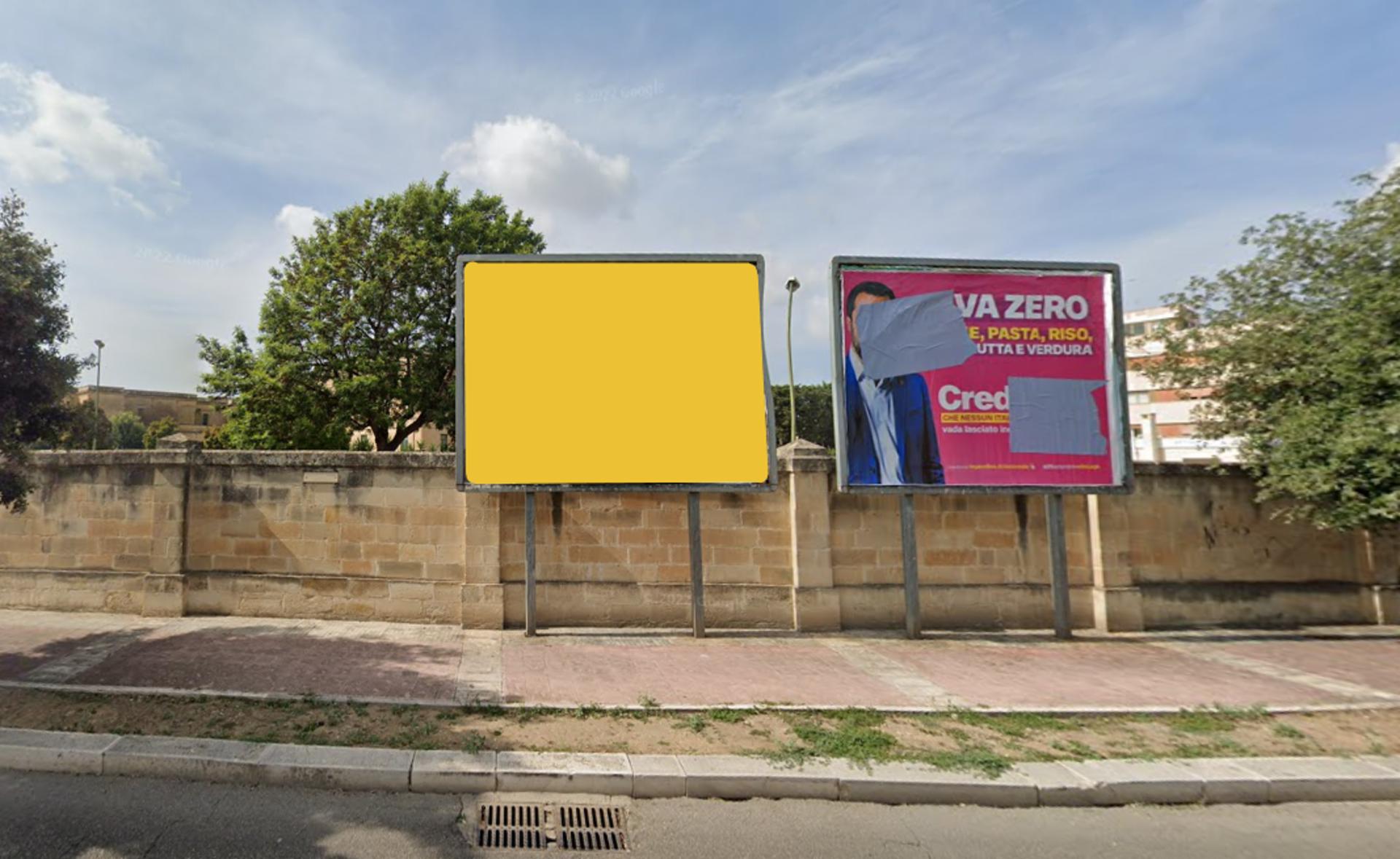 Impianto POSTER a Lecce, in zona EuroSpin