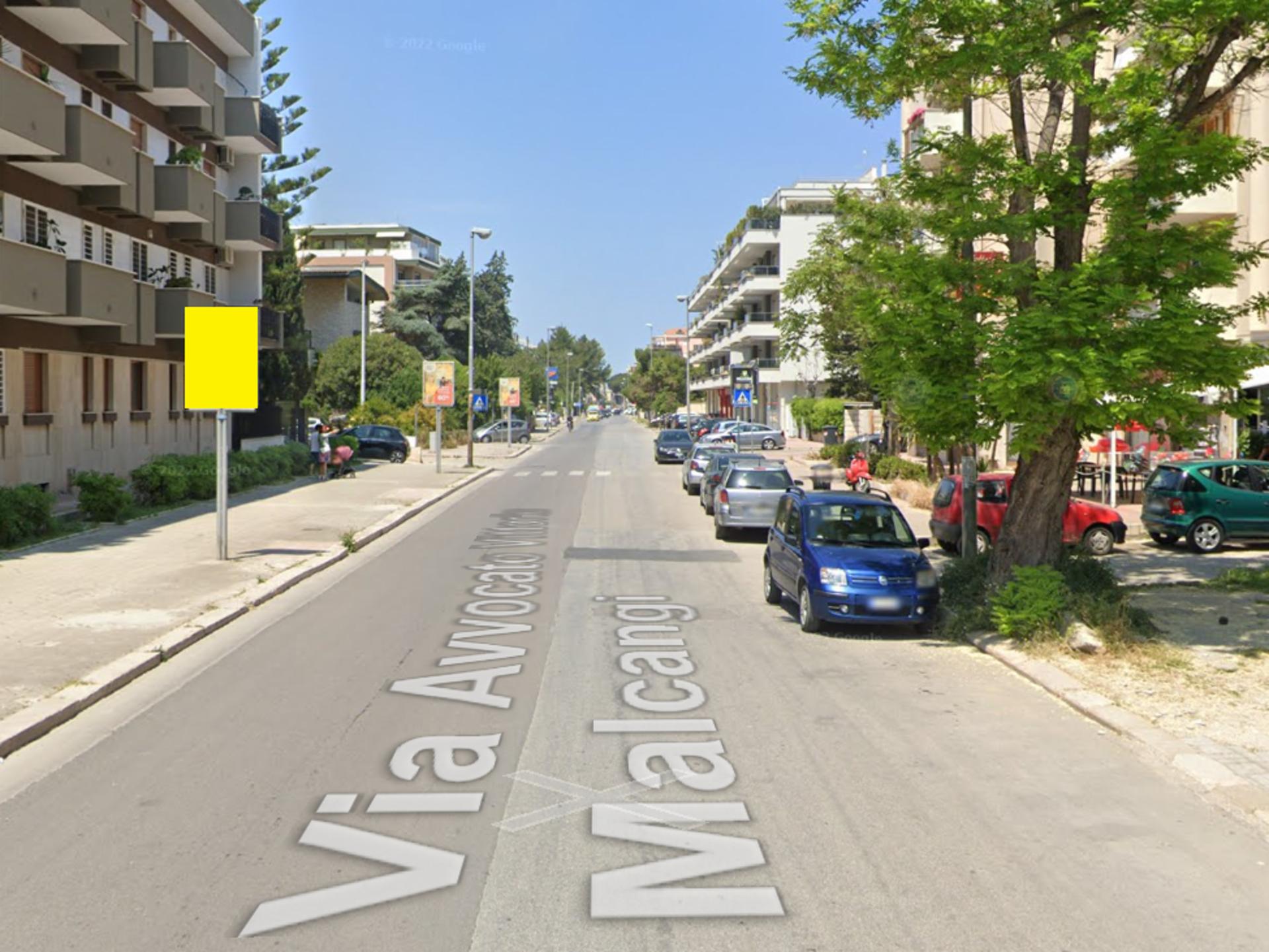 Impianto PALINA a Trani, in zona Senti