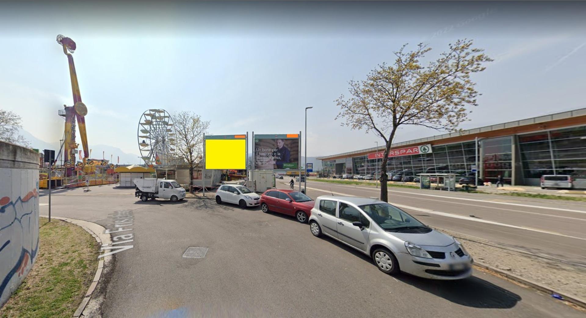 Impianto POSTER a Bolzano, in zona McDonald's
