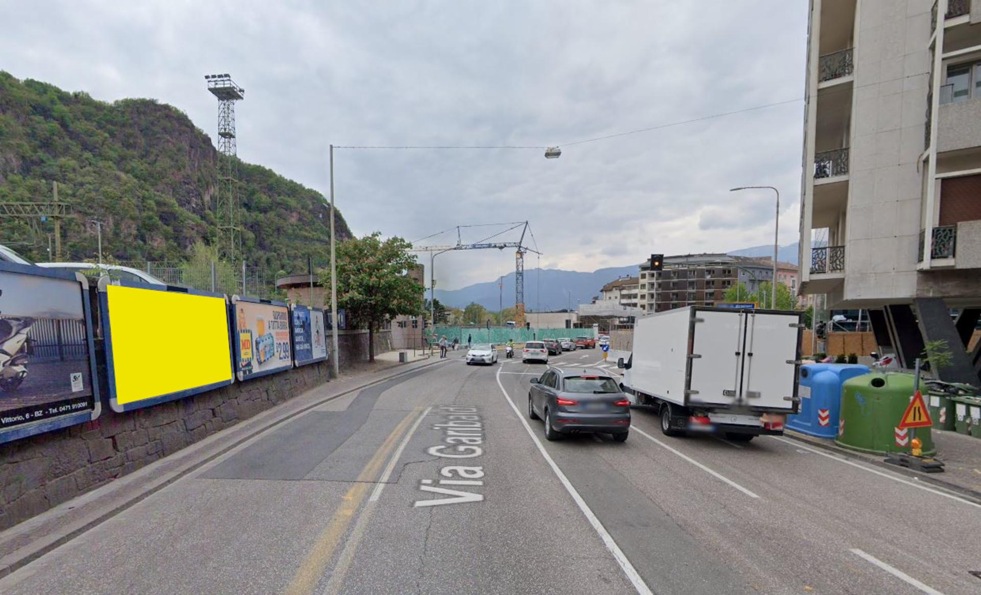 Impianto POSTER a Bolzano, in zona Sarfraz