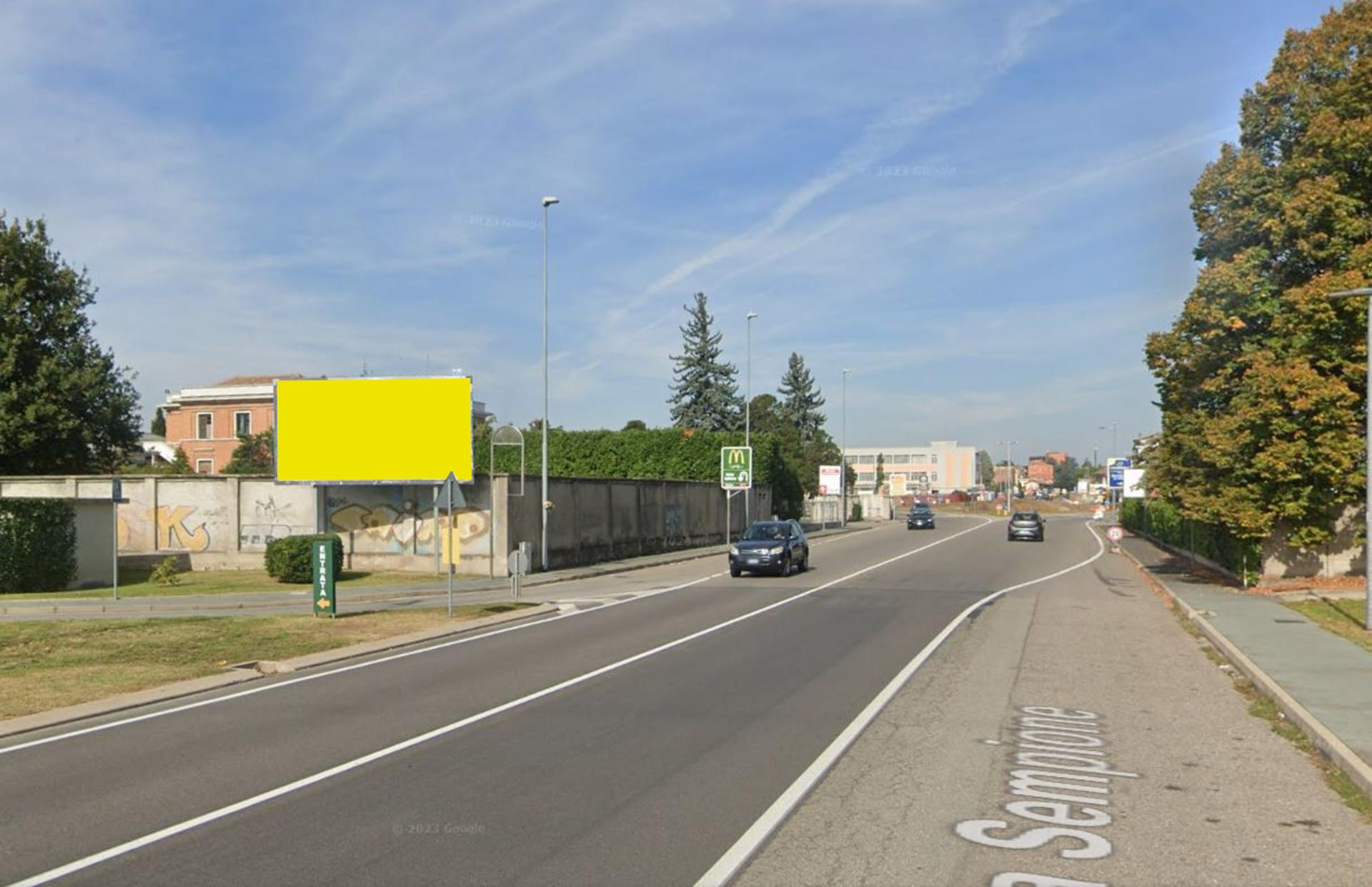 Impianto 6 X 3 a San Vittore Olona, in zona McDonald's